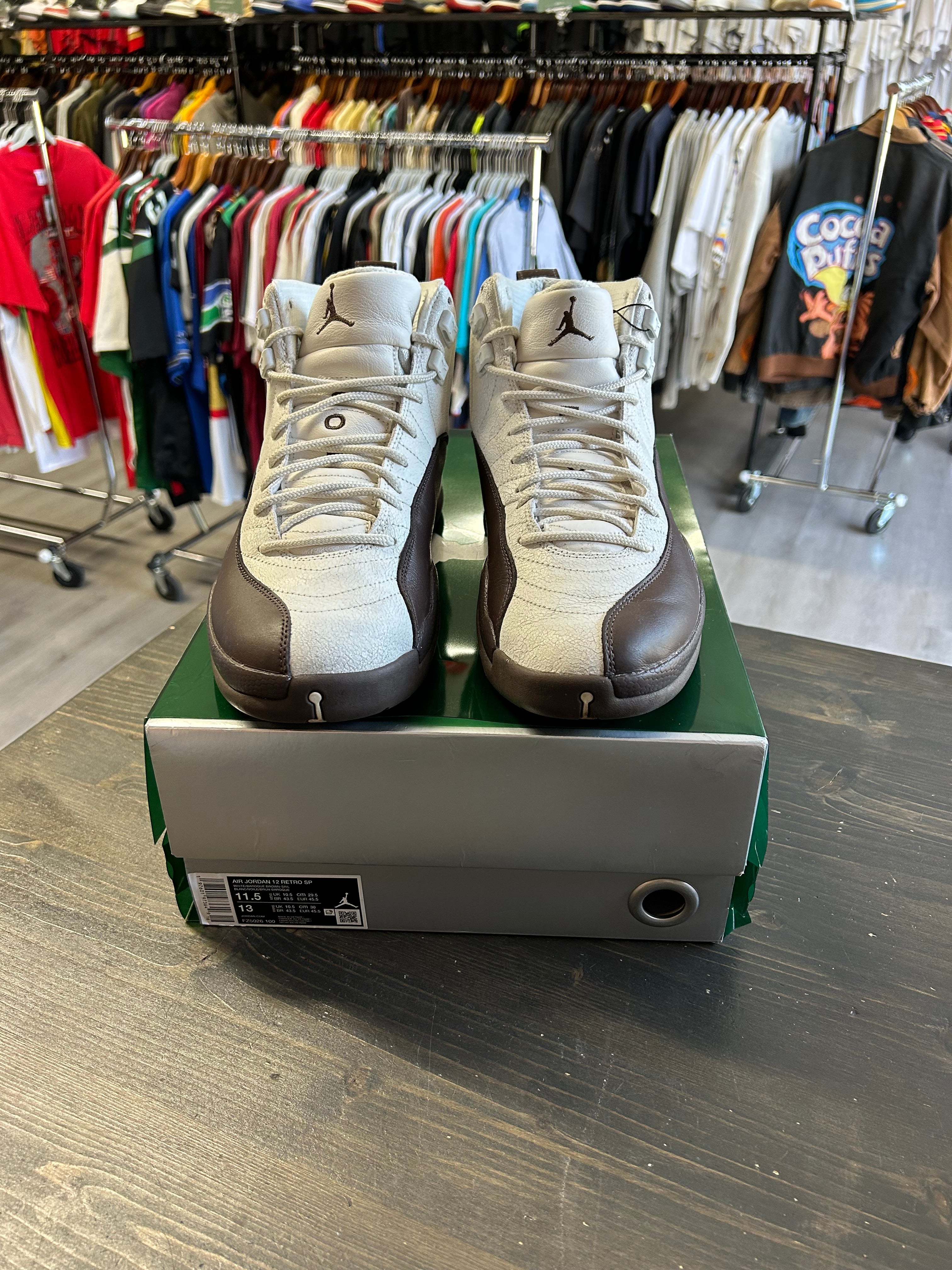 Pre-Owned Jordan 12 Retro SP SoleFly Cafecito