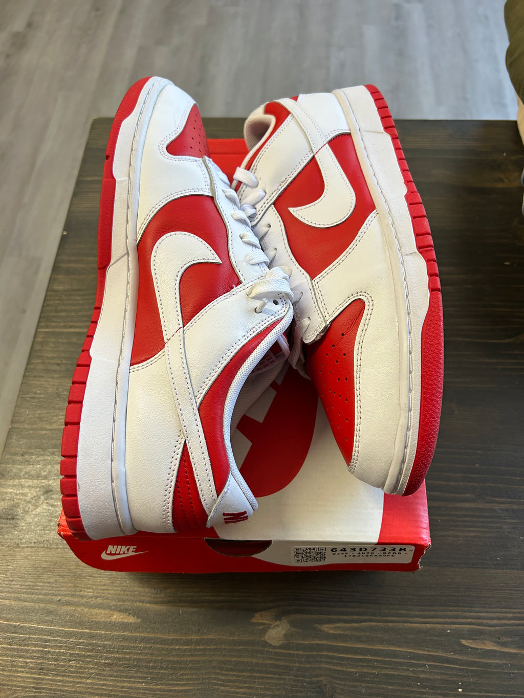 Pre-Owned Nike Dunk Low Championship Red