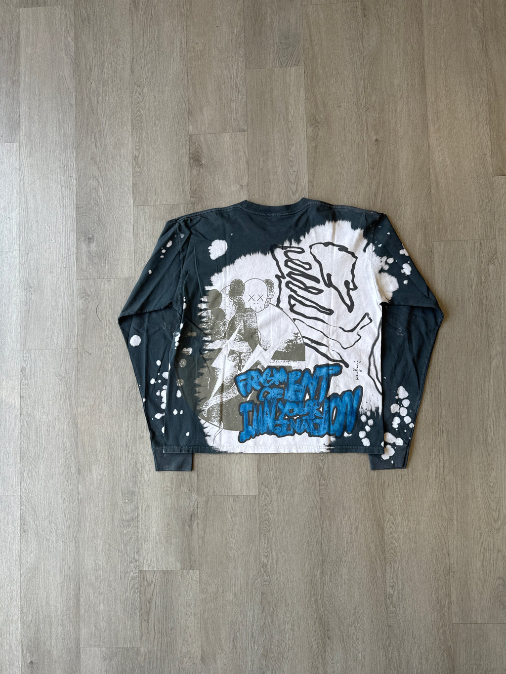 Travis Scott Cactus Jack Kaws For Fragment Boxy Long Sleeve Tee