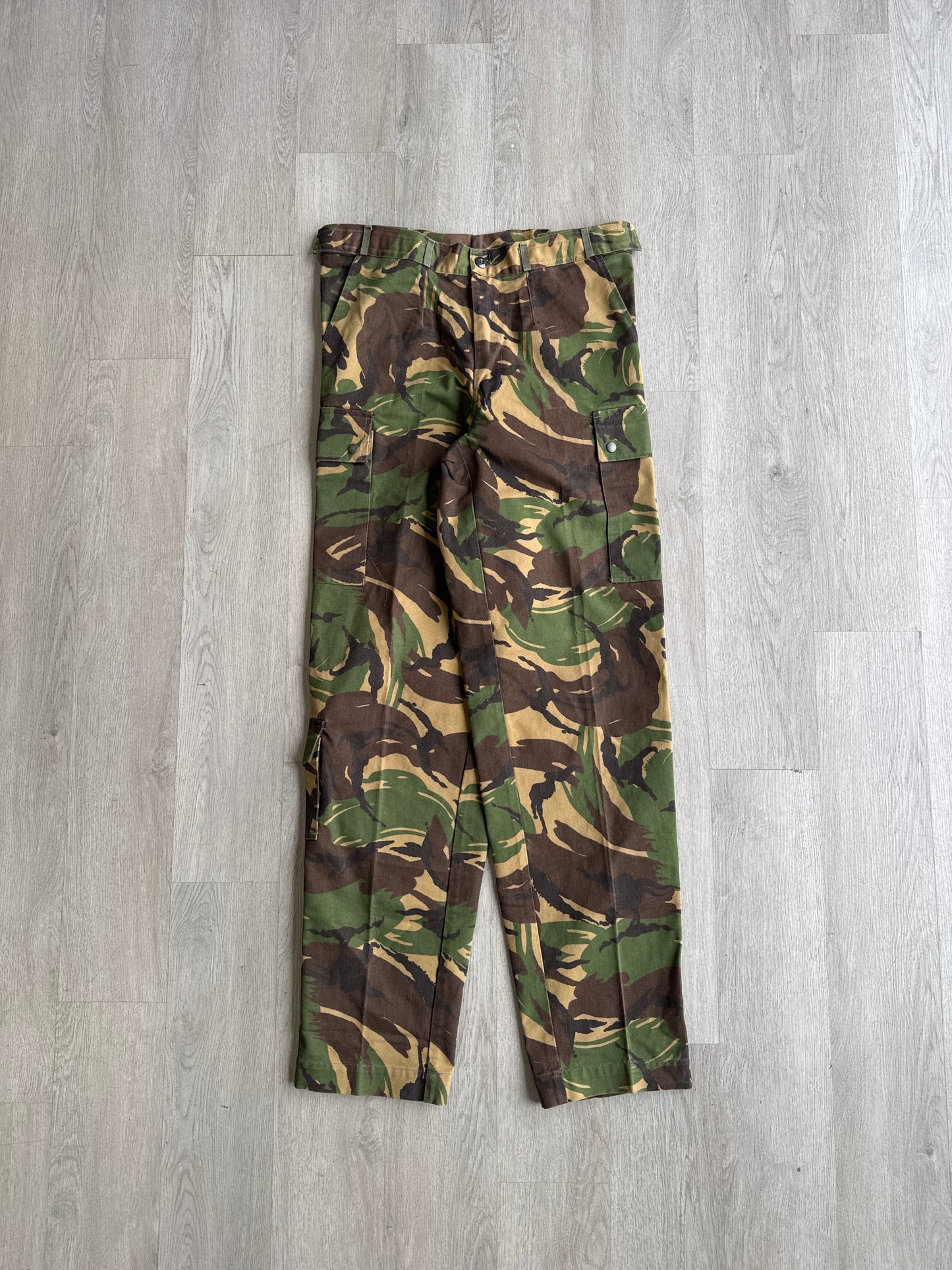 Vintage British Military AdjustableCamo Cargo Pants