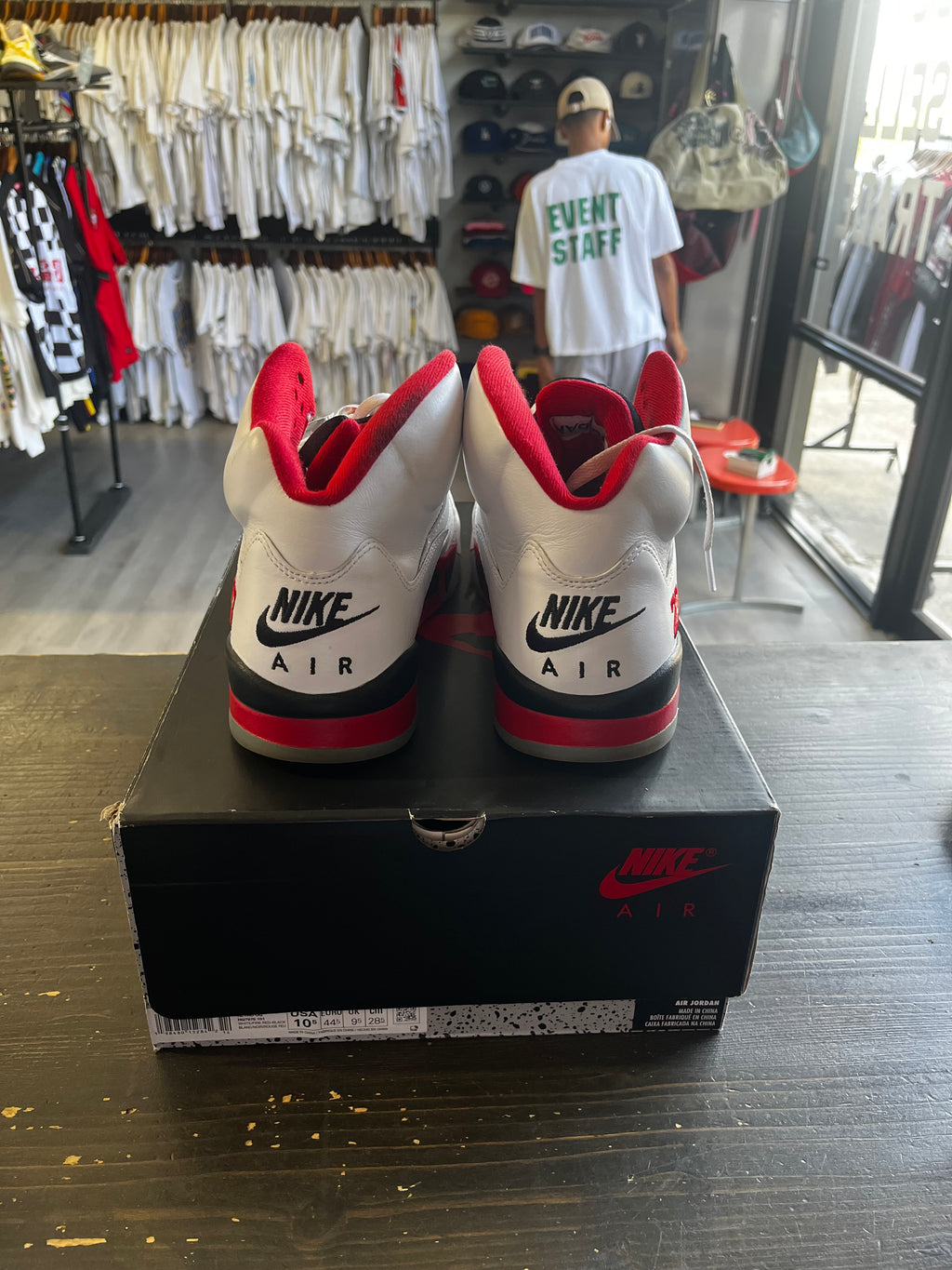 Pre-Owned Jordan 5 Retro Fire Red Black Tongue (2025)