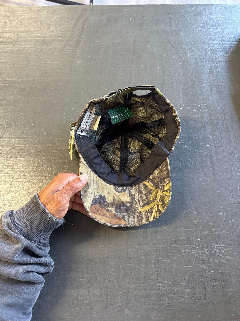 Vintage L.L.Bean Mossy Oak Gore-tex Strapback Hat