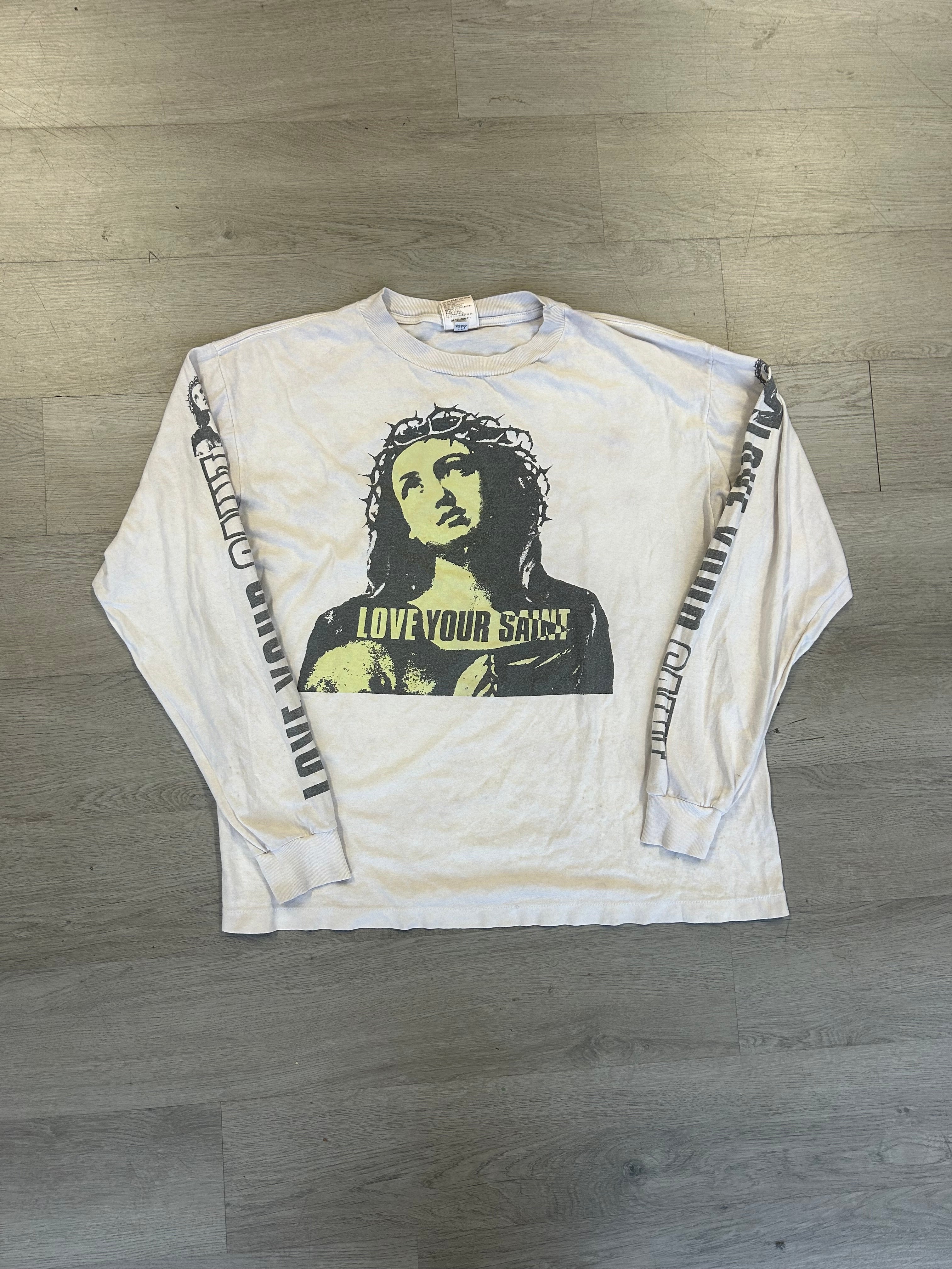 Pre-Owned SAINT Mxxxxxx "Love ur Saint" Long Sleeve Tee