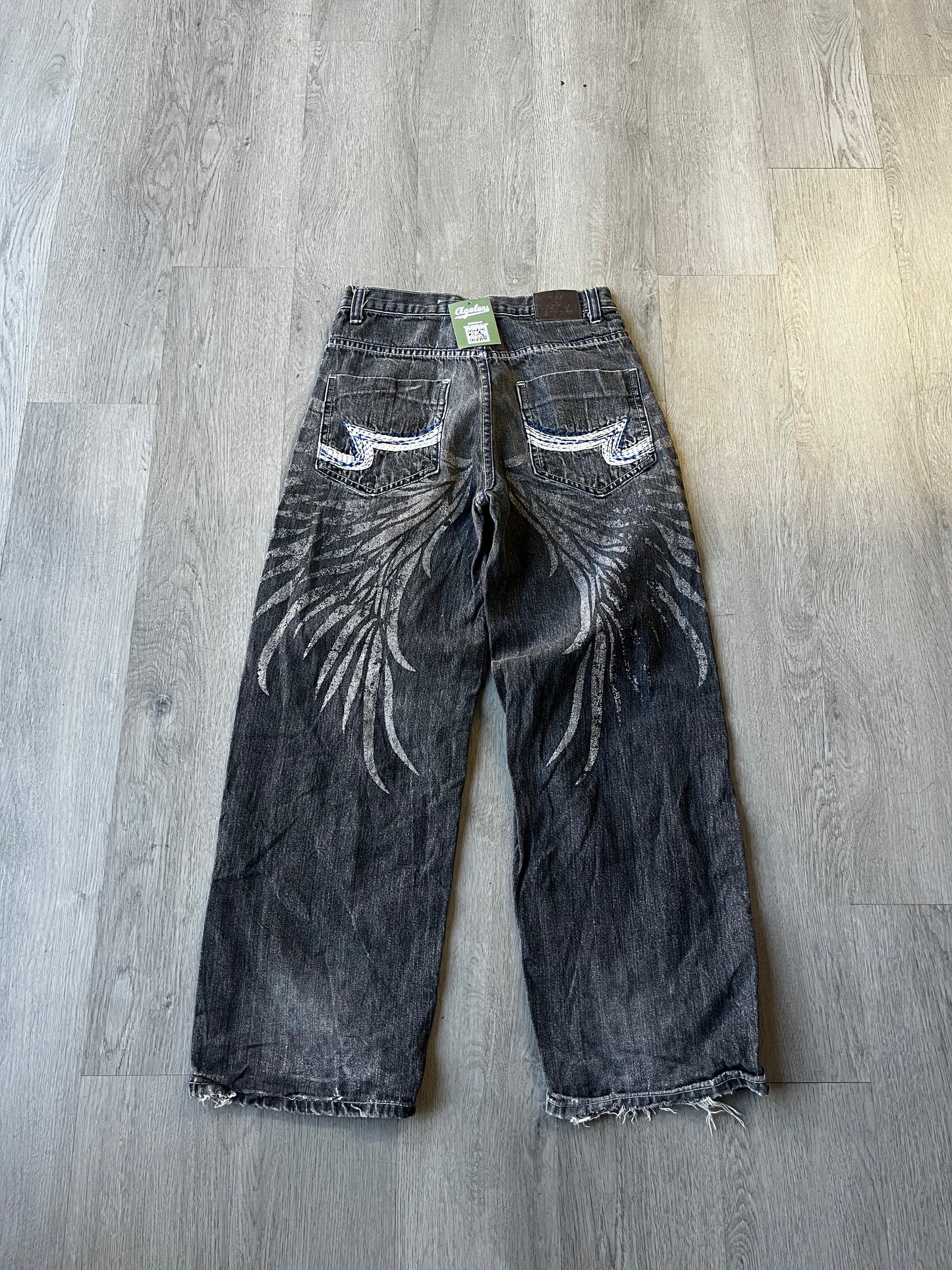 Red Ape Washed Grey Denim Jeans