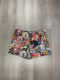Ed Hardy Multicolor Tattoo Collage Shorts