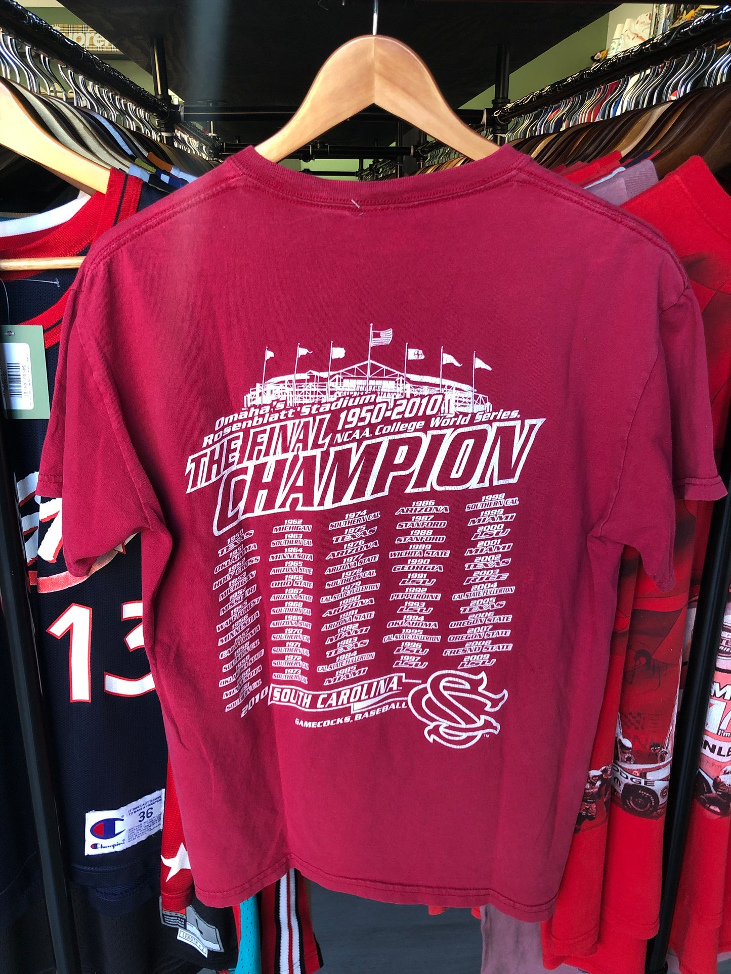 Carolina Gamecocks 2010 CWS National Champions Tee