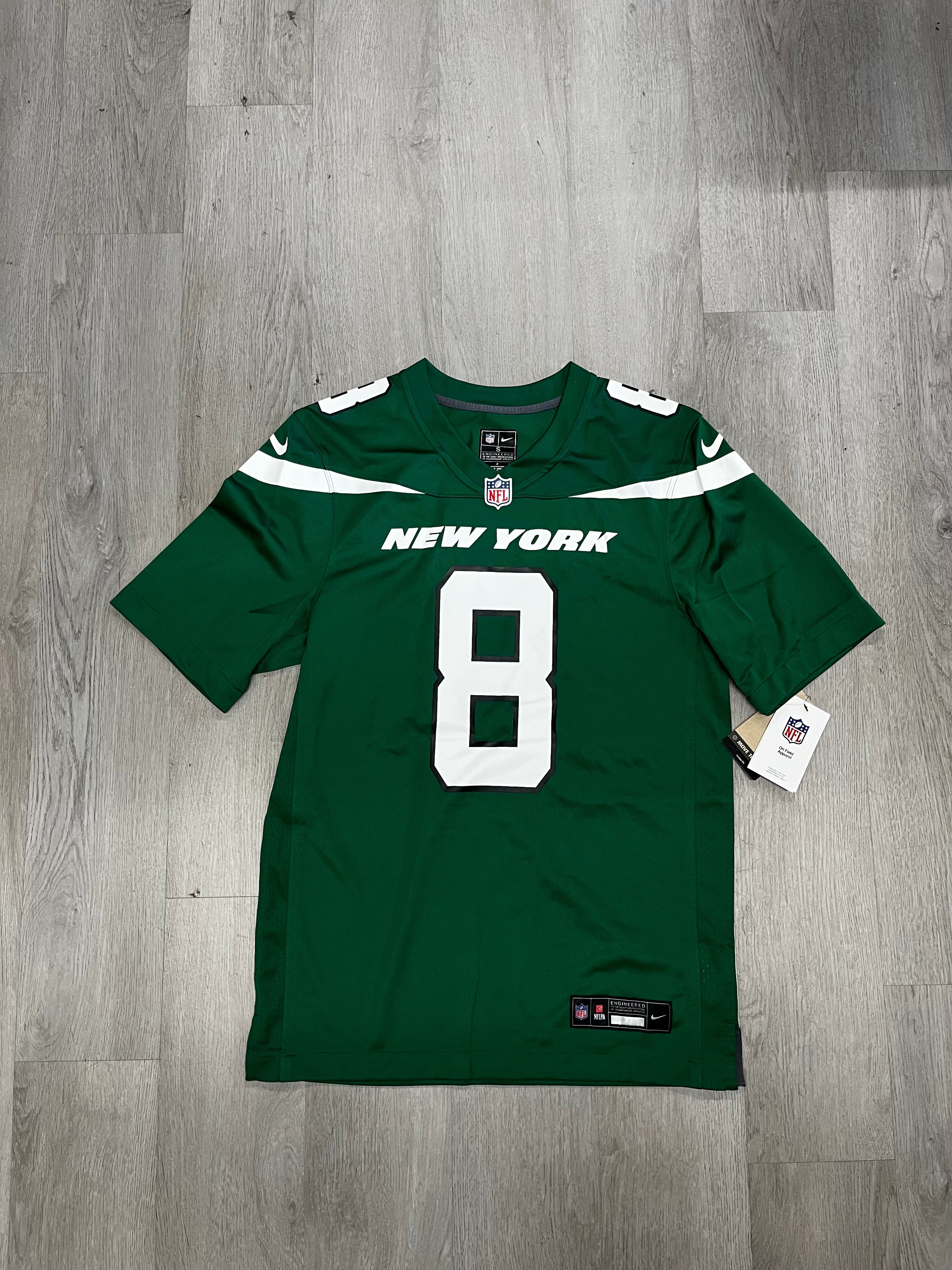 Nike New York Jets #8 Aaron Rodgers Green Jersey