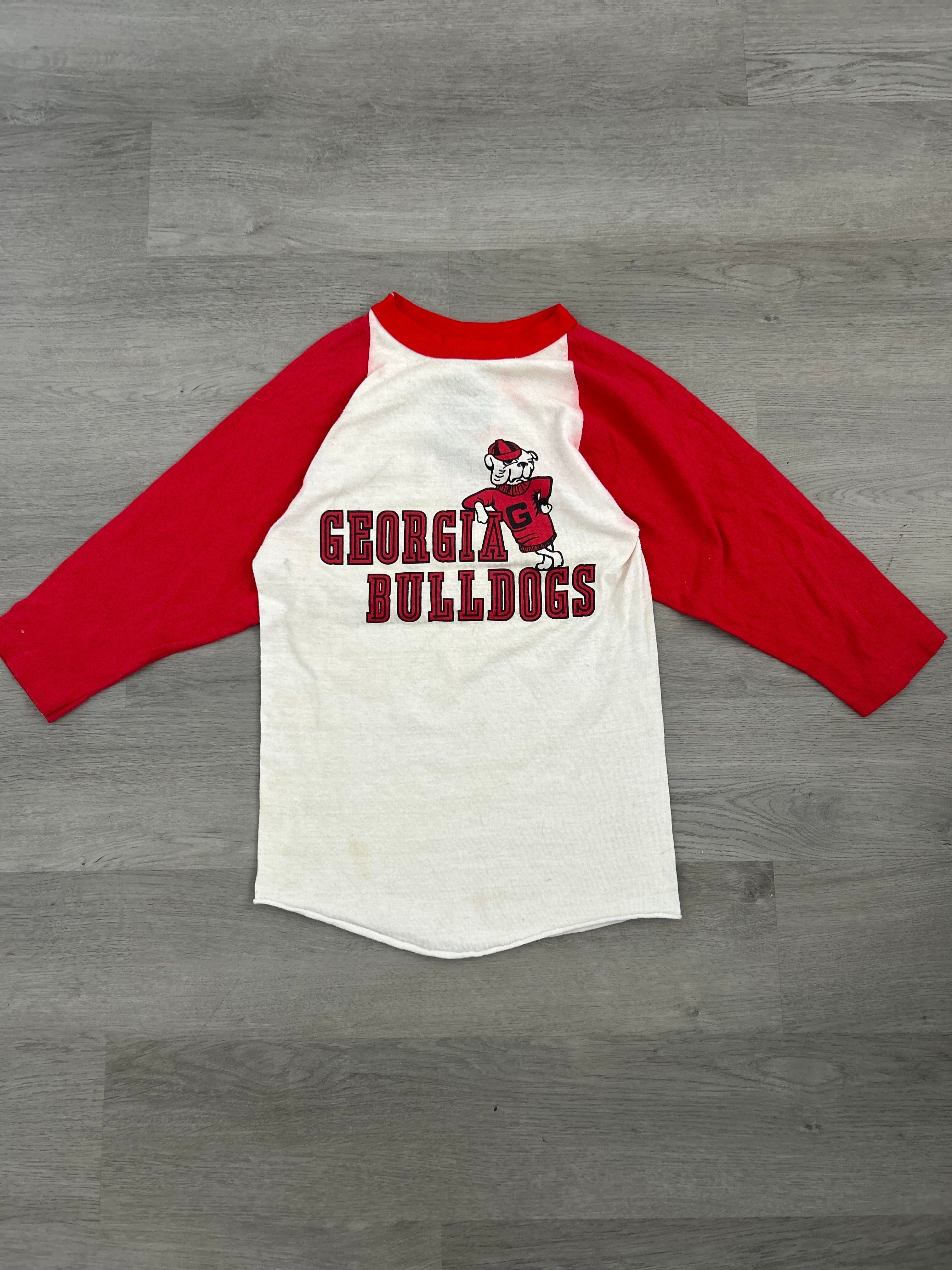 Vintage Georgia Bulldogs Ringer Tee