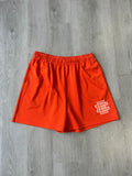 Eric Emmanuel Orange Tonal Shorts