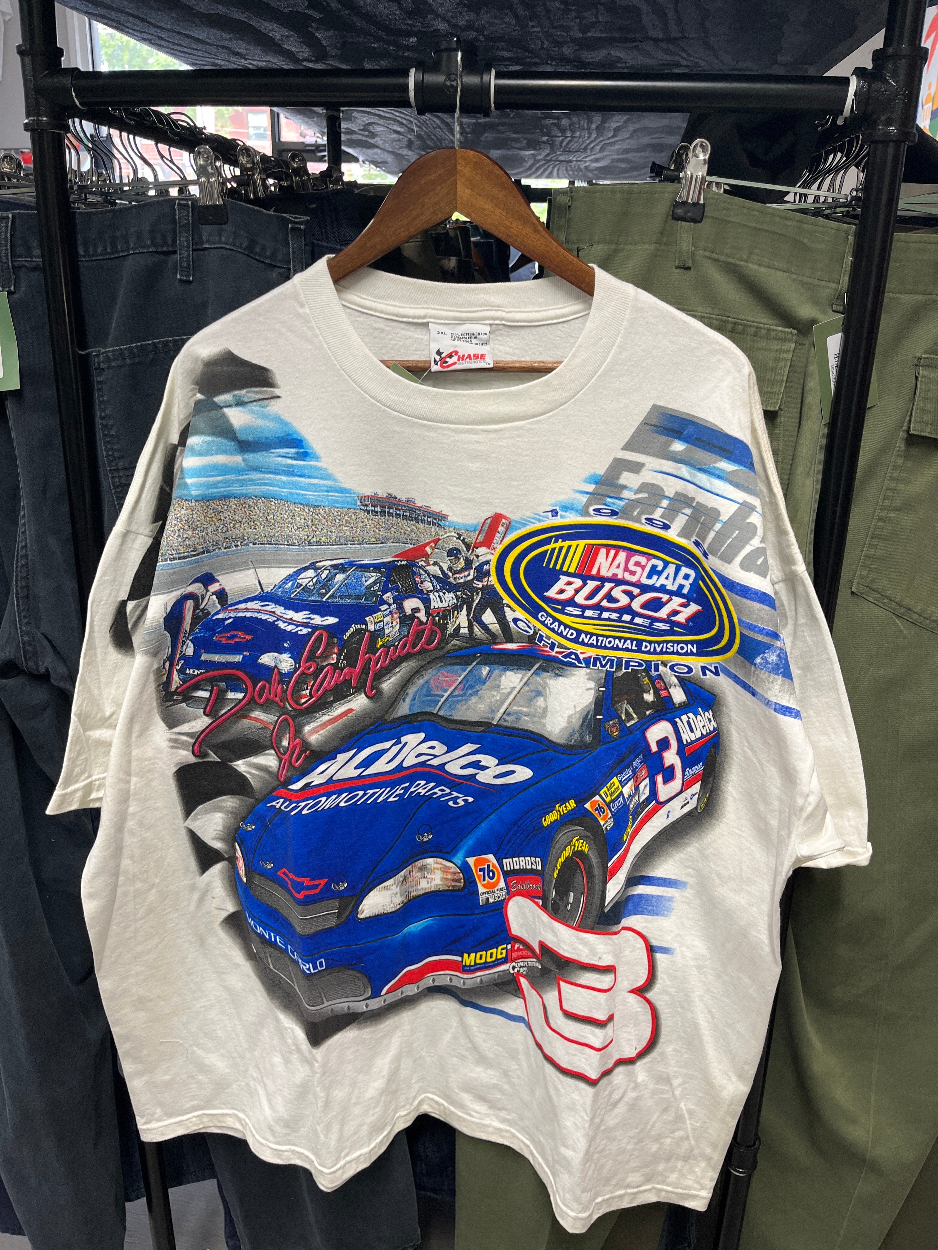 1998 NASCAR Busch Series Dale Earnhardt Champion All Over Print Tee
