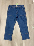 Lee Brand Stone Wash Double Knee Denim Jeans