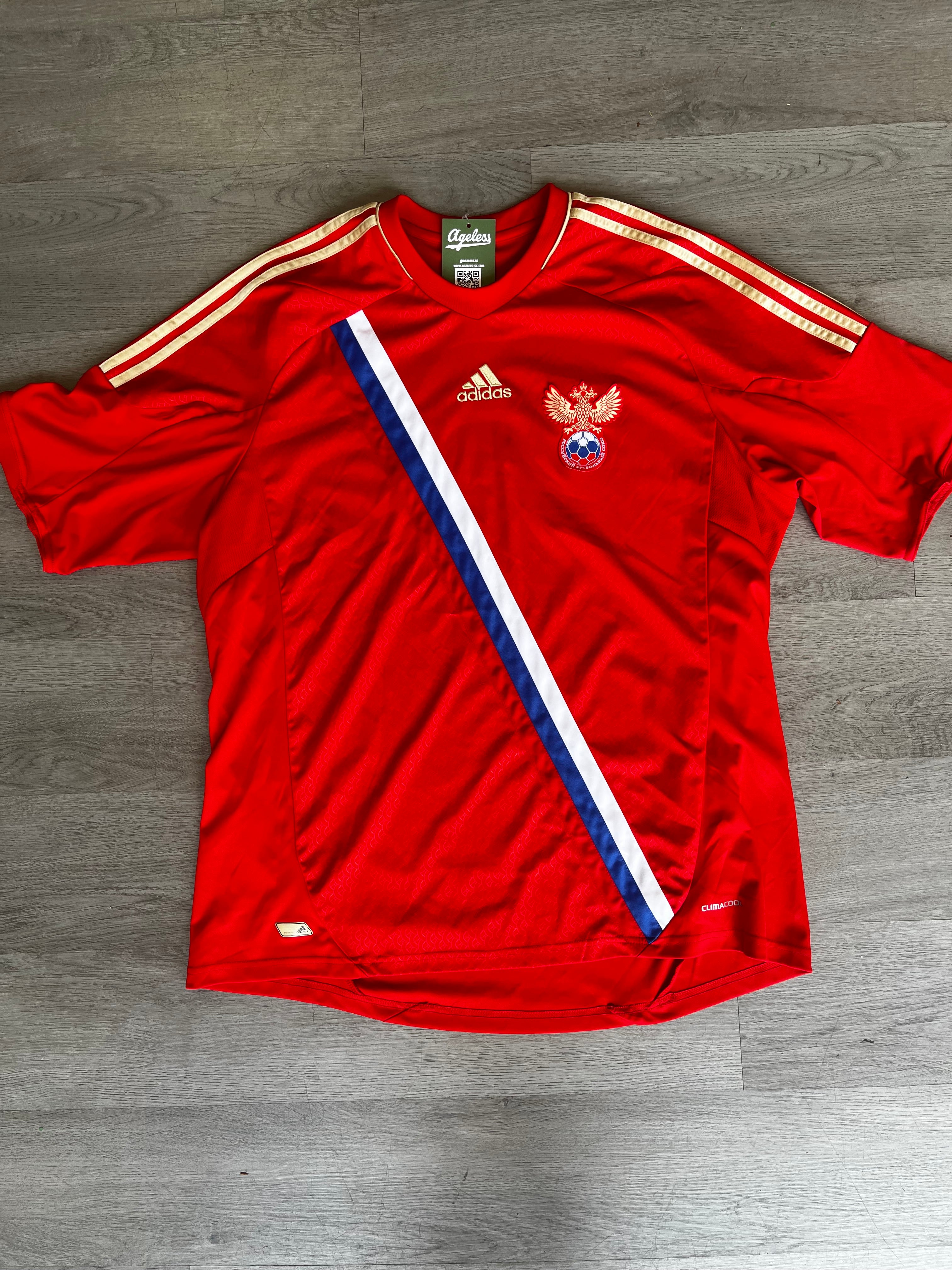 Vintage Adidas Russia National Team Soccer Jersey