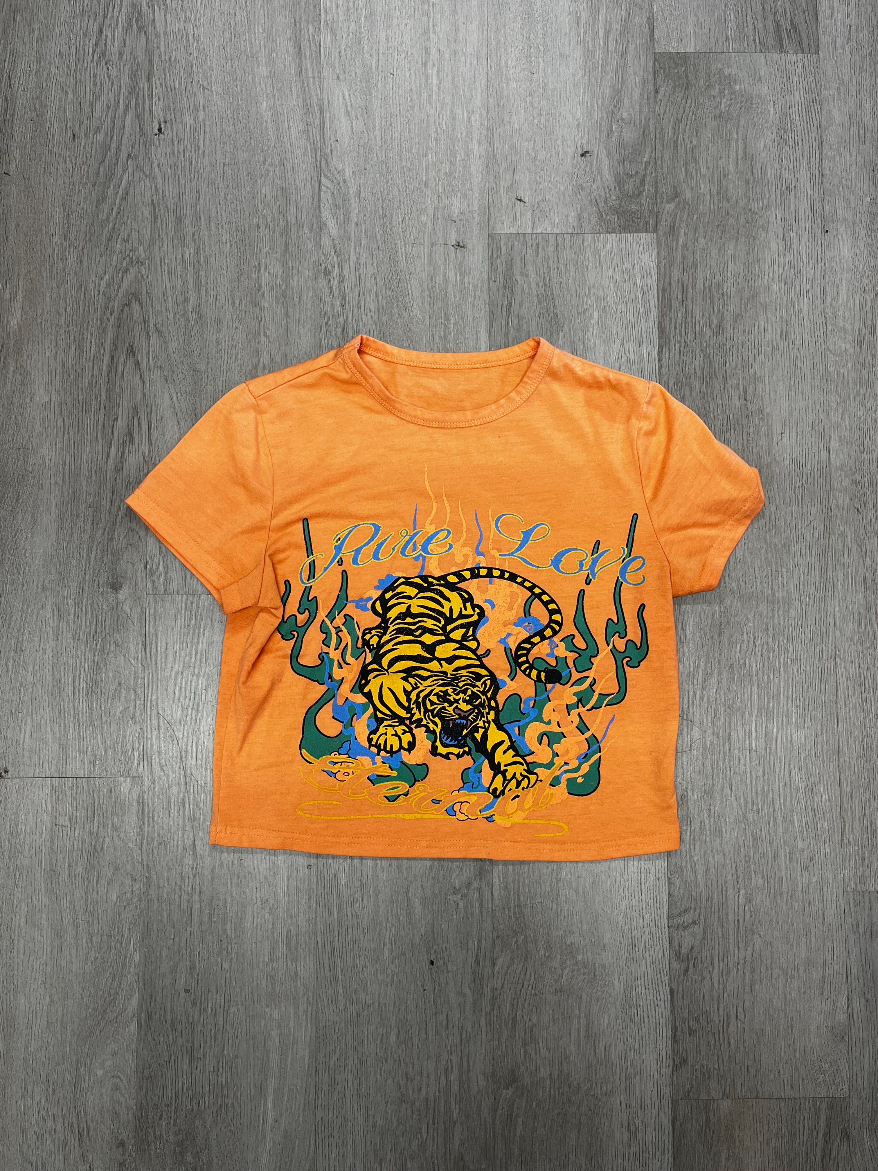 Women’s Pure Love Graphic Cropped Tee