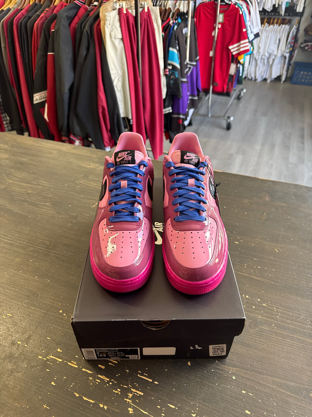 Pre-owned Nike Air Force 1 Pink Cooler Mulberry Rose
