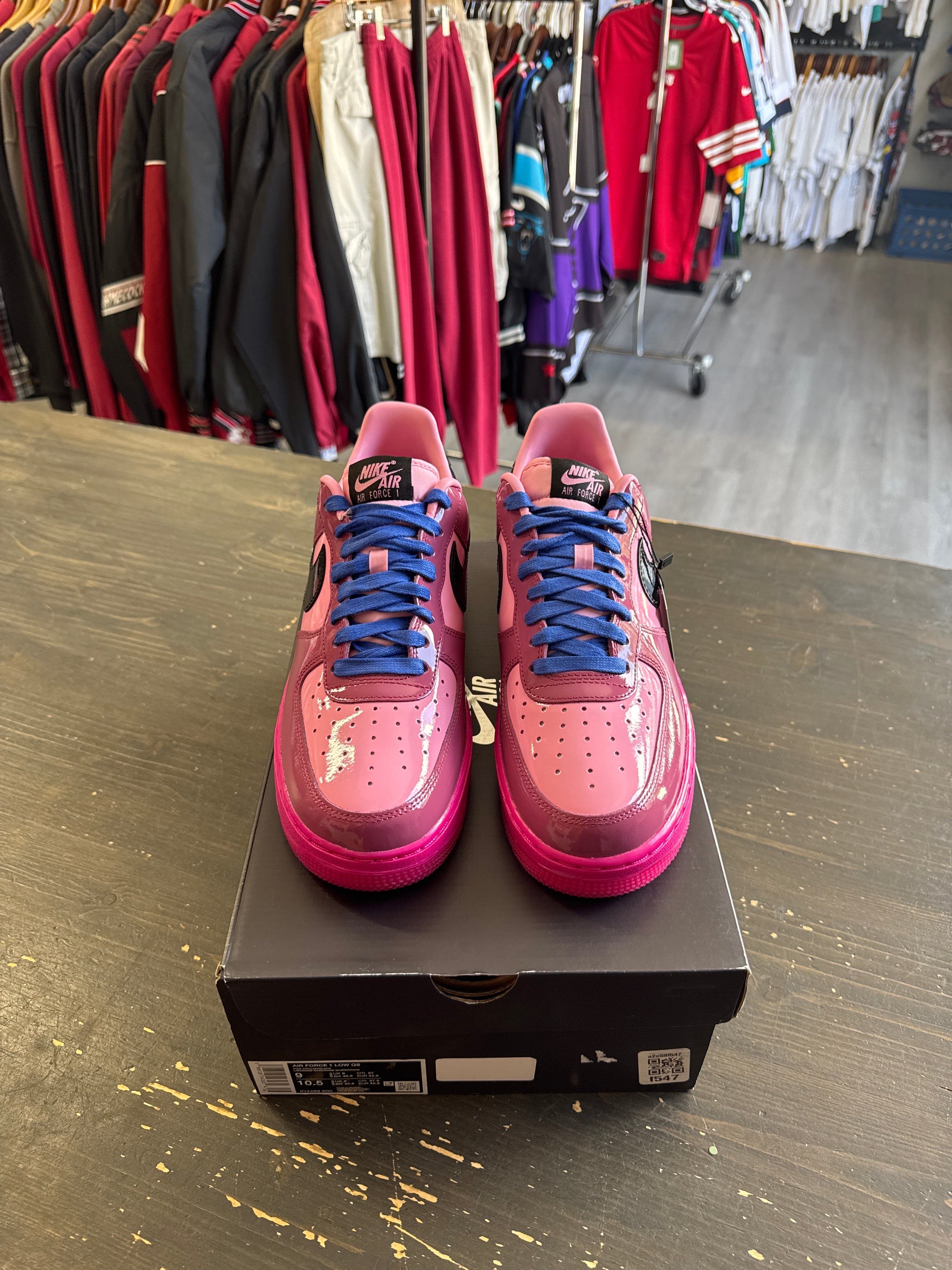 Pre-owned Nike Air Force 1 Pink Cooler Mulberry Rose