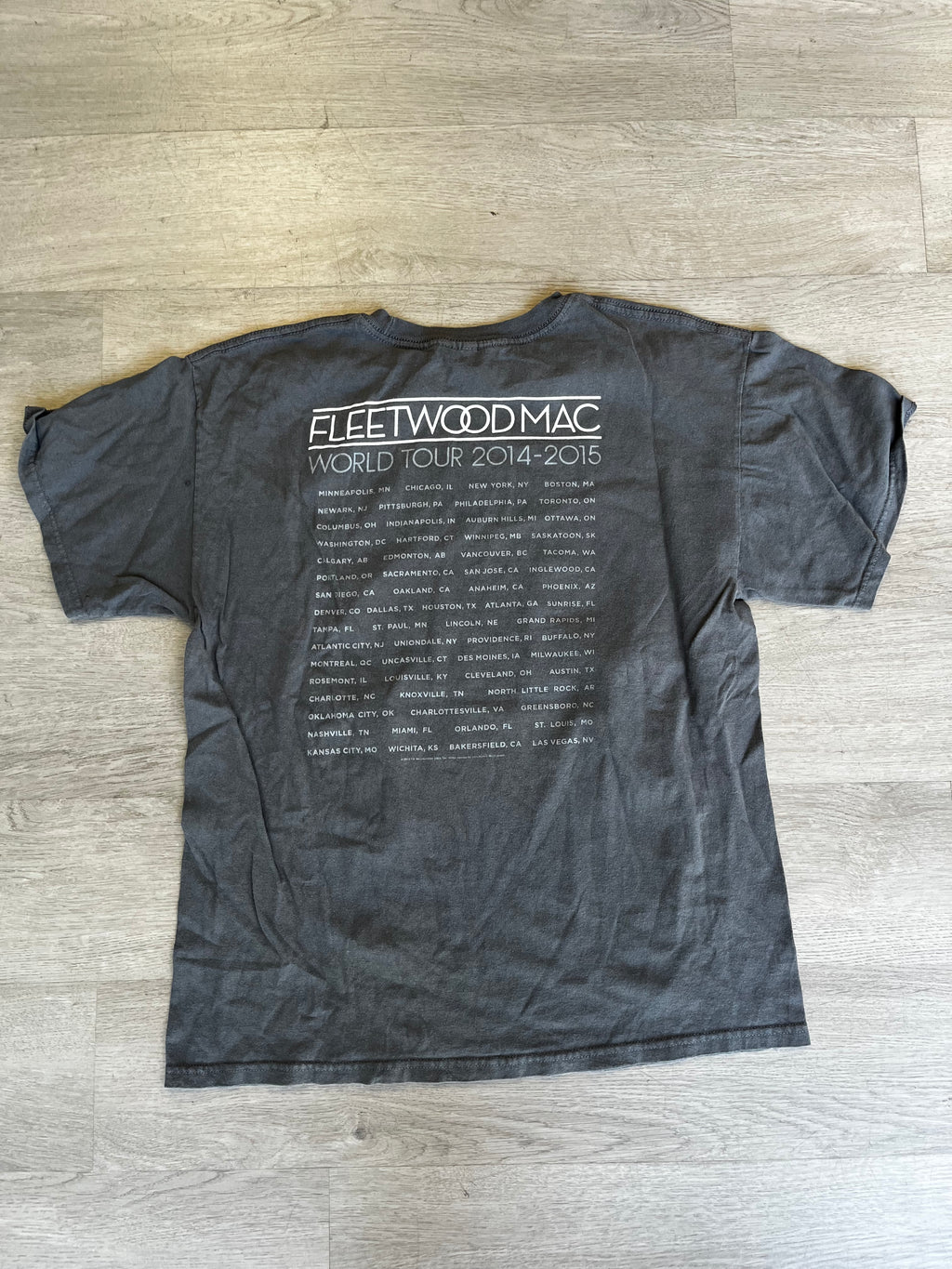Fleetwood Mac On With The Show 2014-2015 Tour Tee