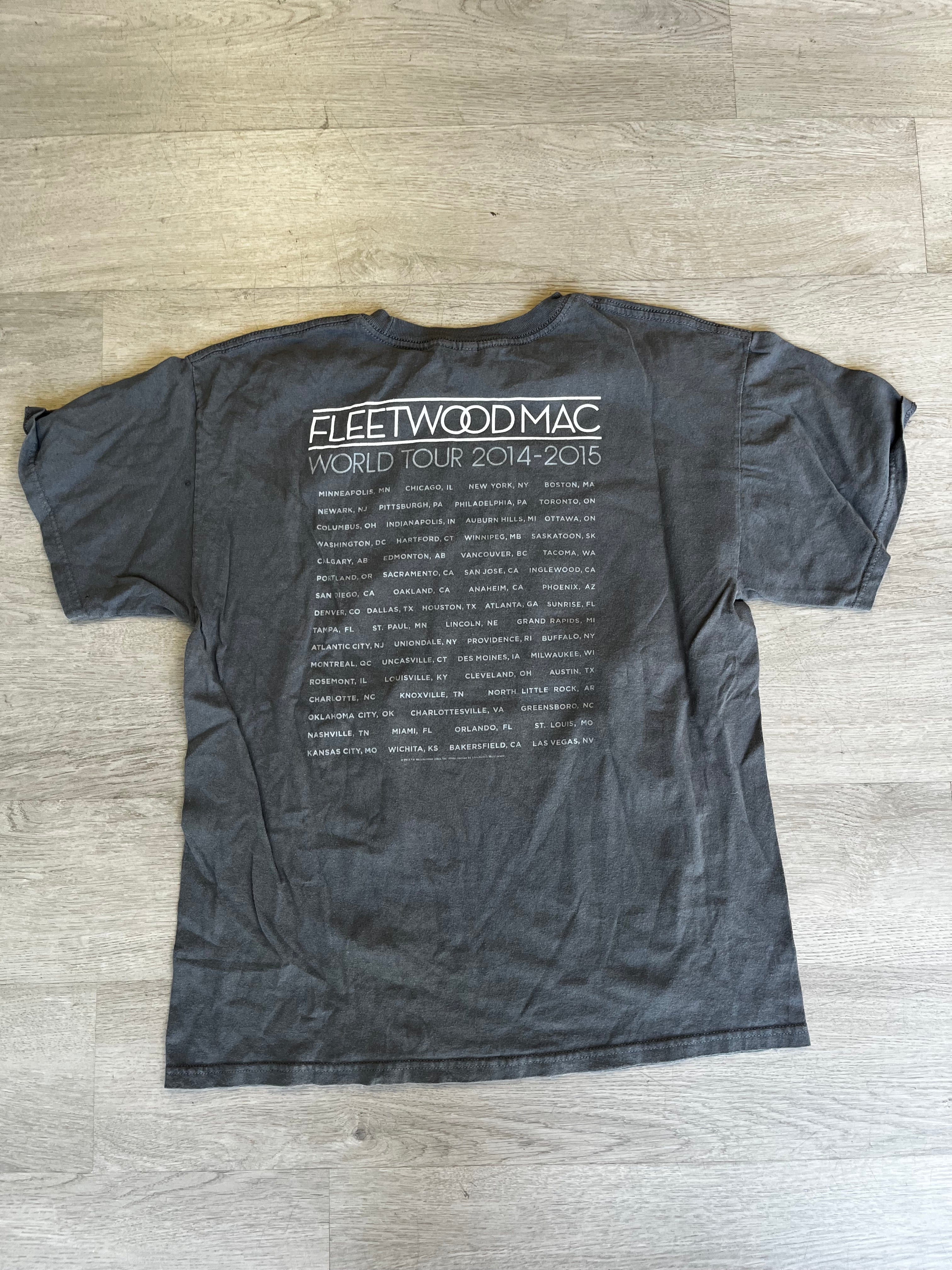 Fleetwood Mac On With The Show 2014-2015 Tour Tee