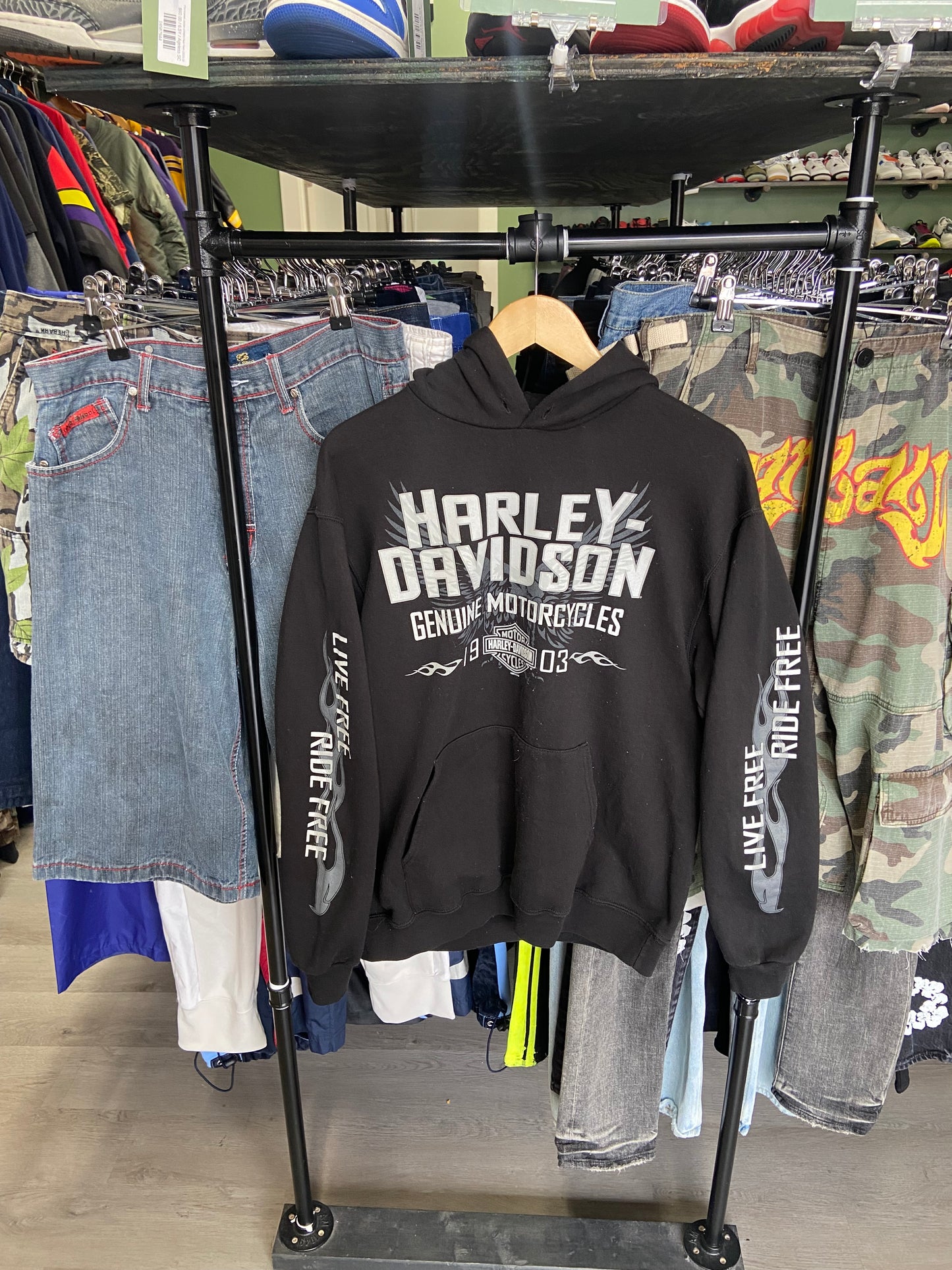 Black Harley Davidson Tampa, FL Hoodie