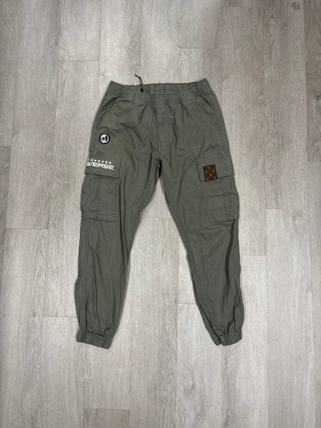 AAPE by A Bathing Ape Green Cargo Pants
