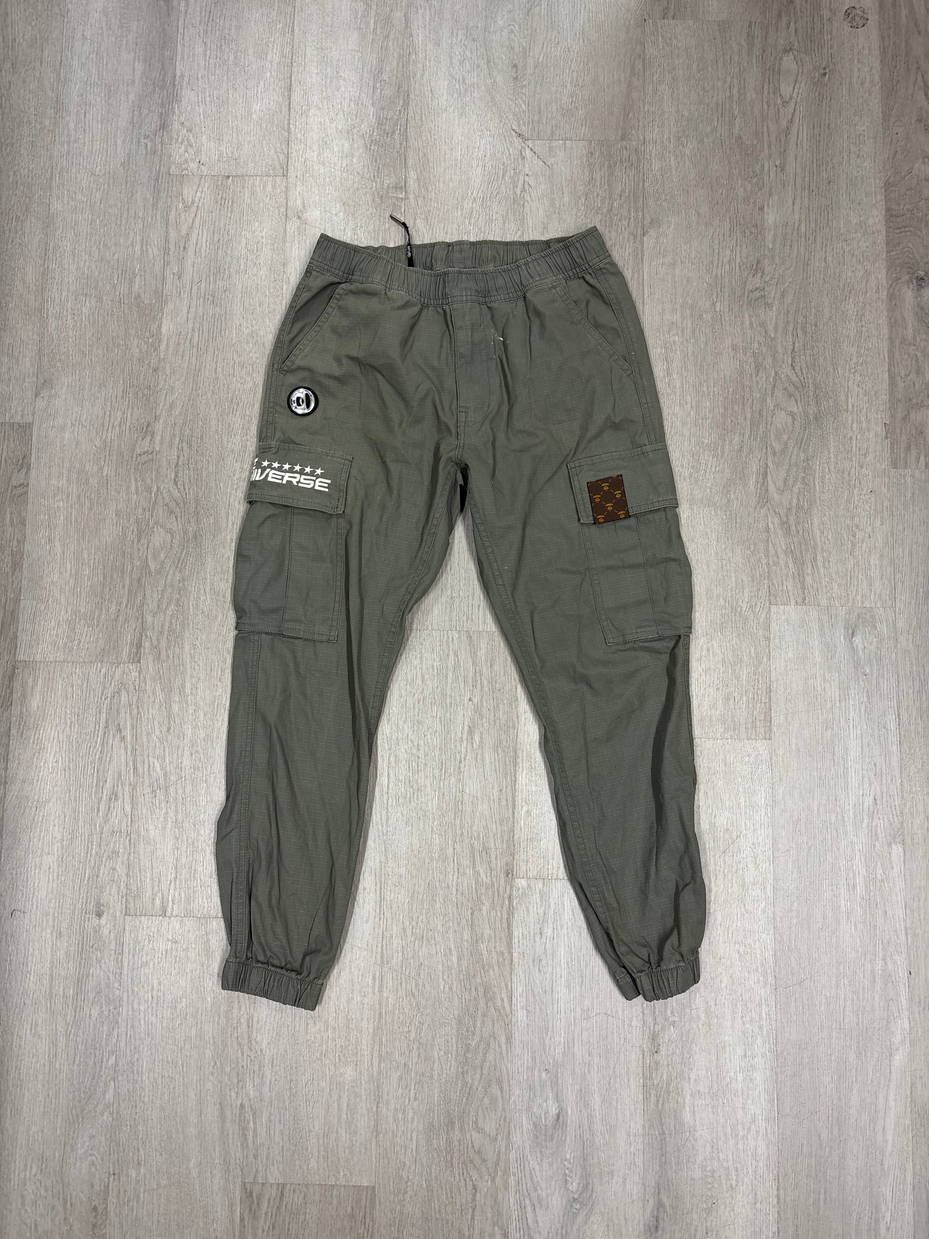 AAPE by A Bathing Ape Green Cargo Pants