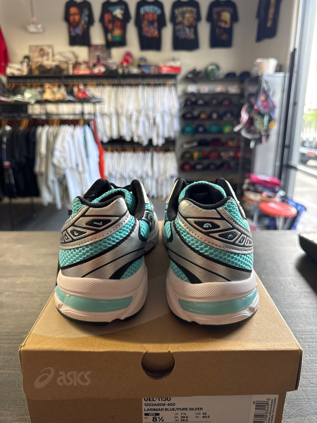Pre-owned Asics Gel-1130 Larimar Blue Silver