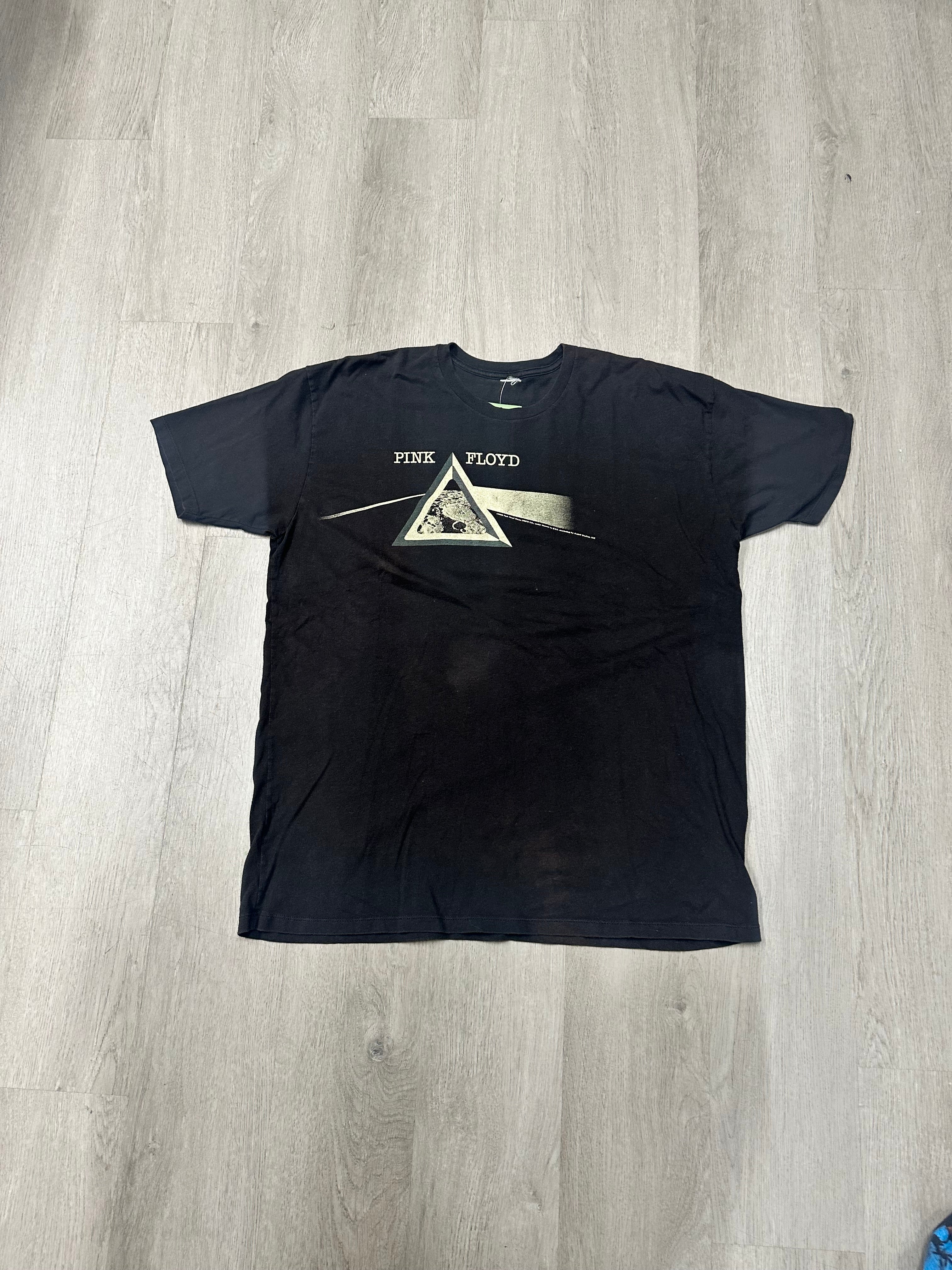 Black Pink Floyd Triangle Prism Tee