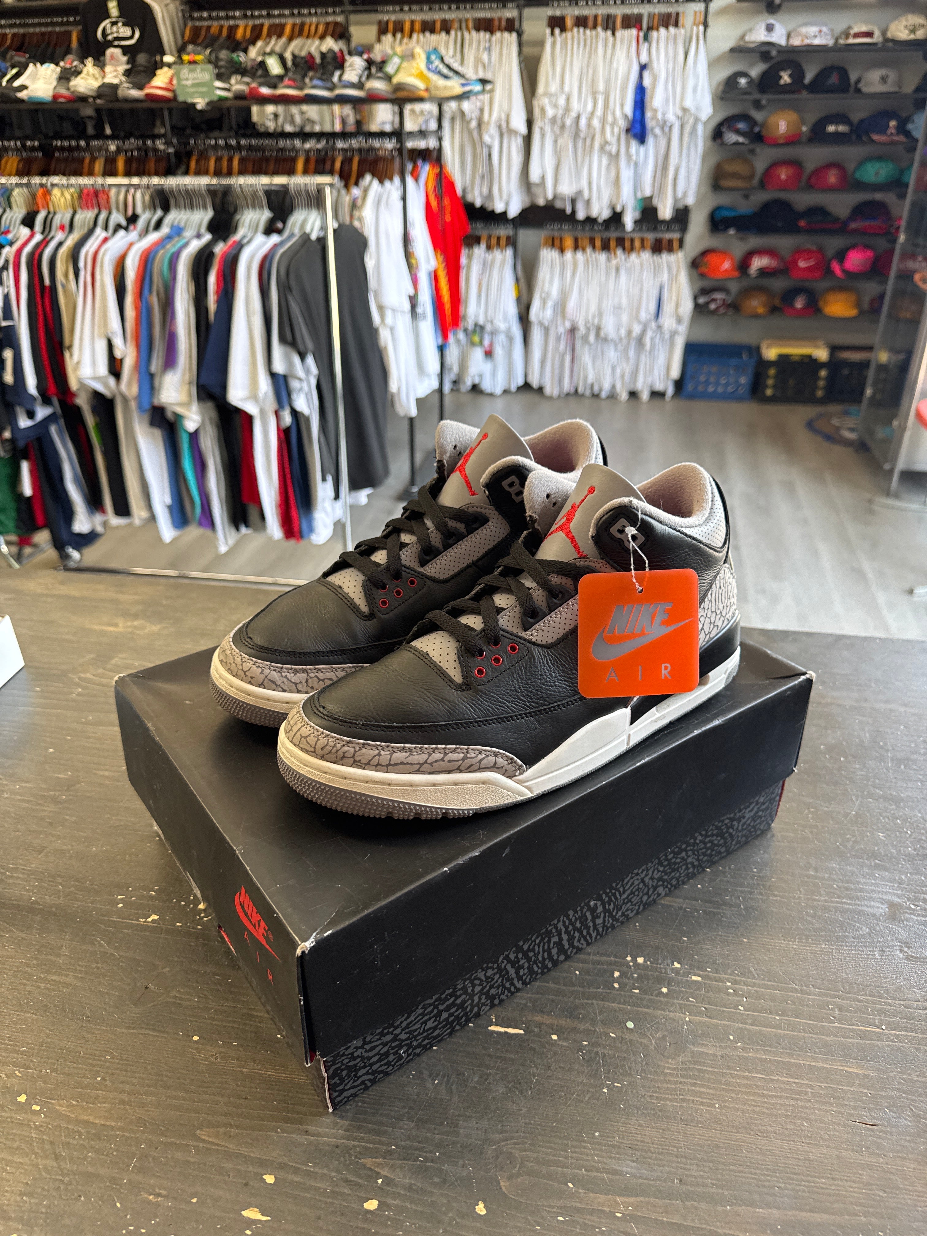 Pre-owned Jordan Retro 3 Black Cement (2024)