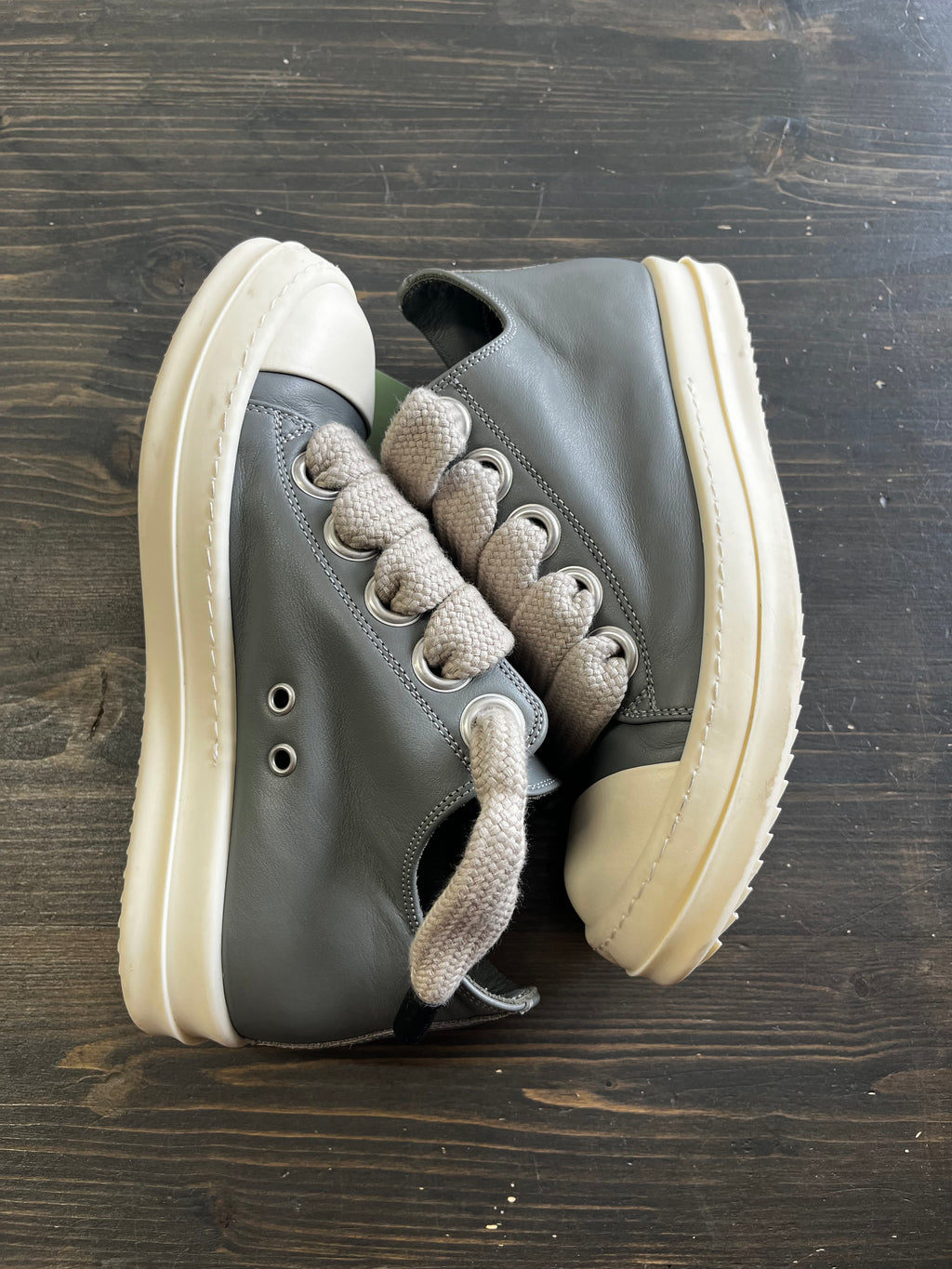 Pre Owened Rick Owens Concordians Jumbo Lace Low