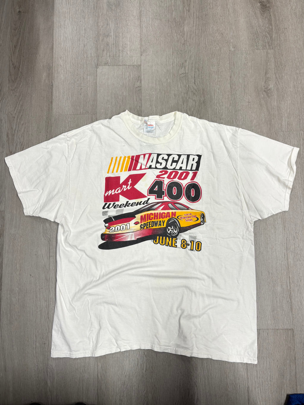 Vintage 2001 NASCAR Winston Cup Series Kmart 400 Weekend Tee