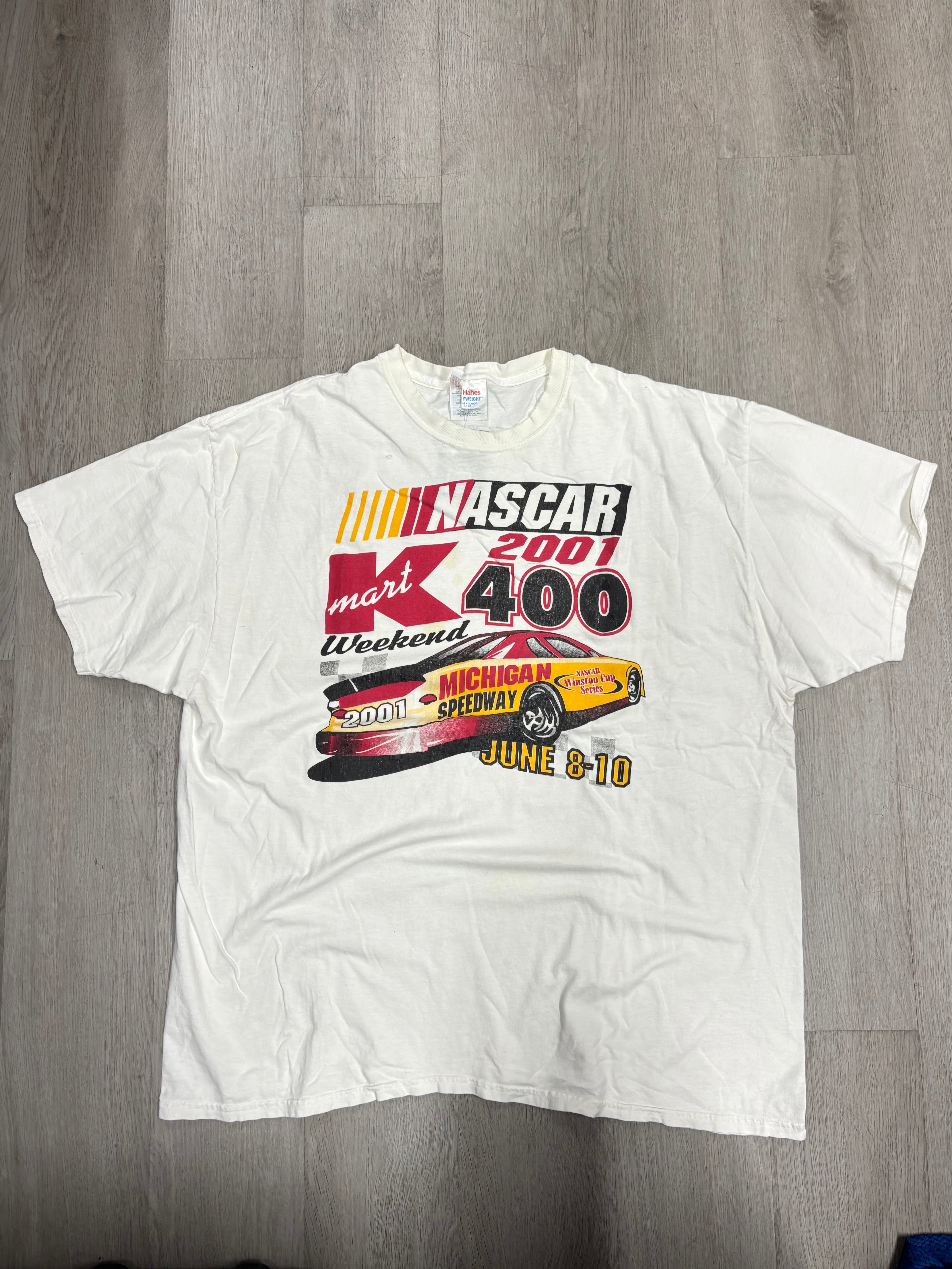 Vintage 2001 NASCAR Winston Cup Series Kmart 400 Weekend Tee
