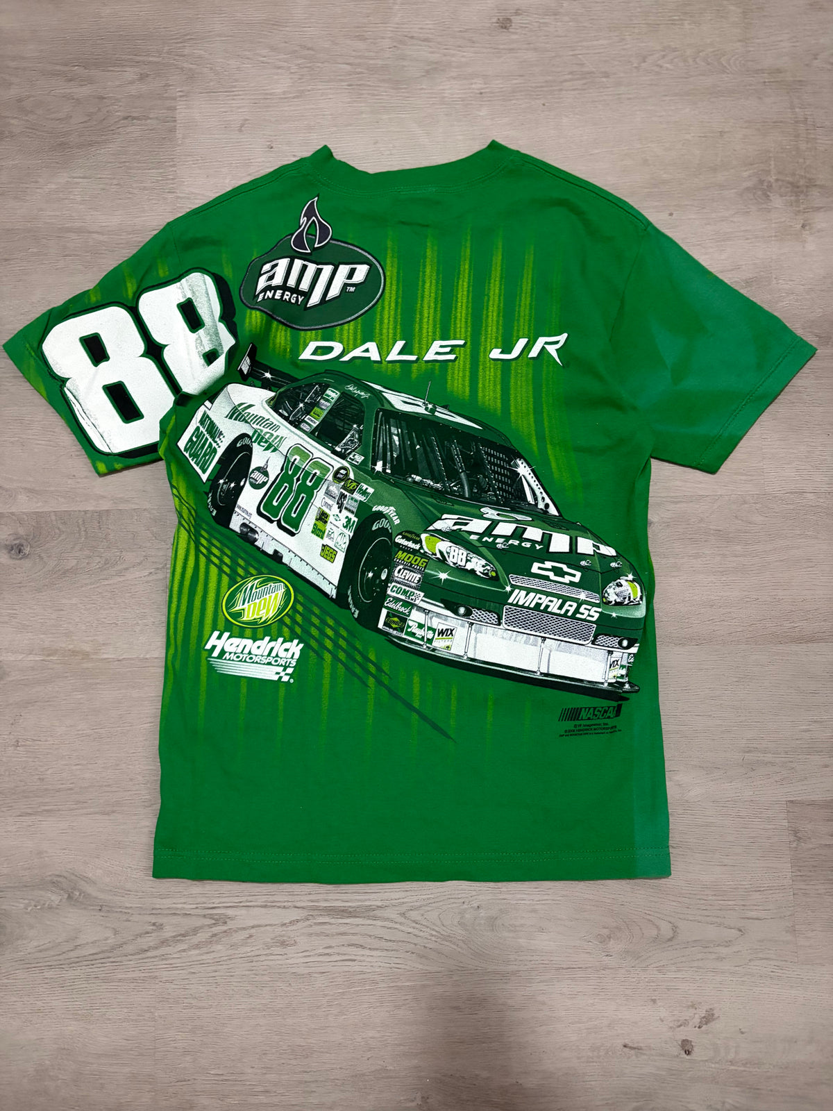 Vintage NASCAR Dale Earnhardt Jr #88 Mountain Dew Tee