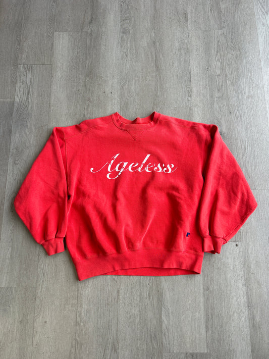 Vintage Russell Ageless Red Script Sweatshirt