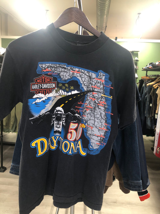 50th Daytona Harley Tee