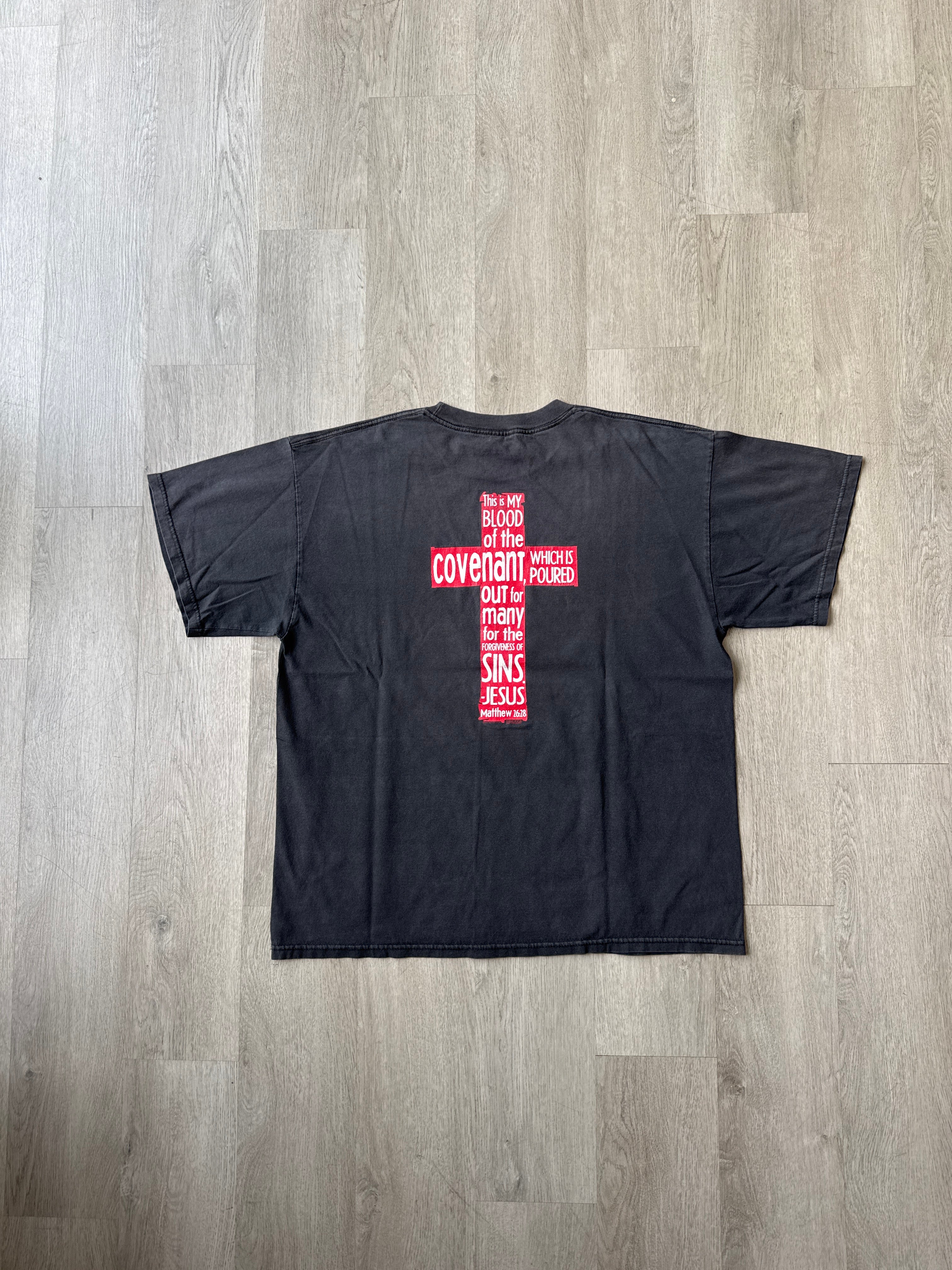 2005 A Blood Donor Saved My Life Matthew 26:28 Jesus Tee