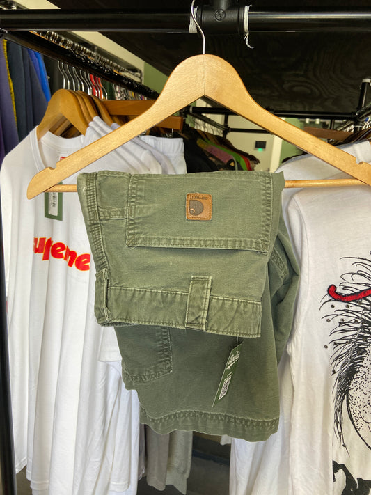 Green Carhartt Jean Shorts