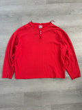 Vintage Red Marlboro Henley Thermal