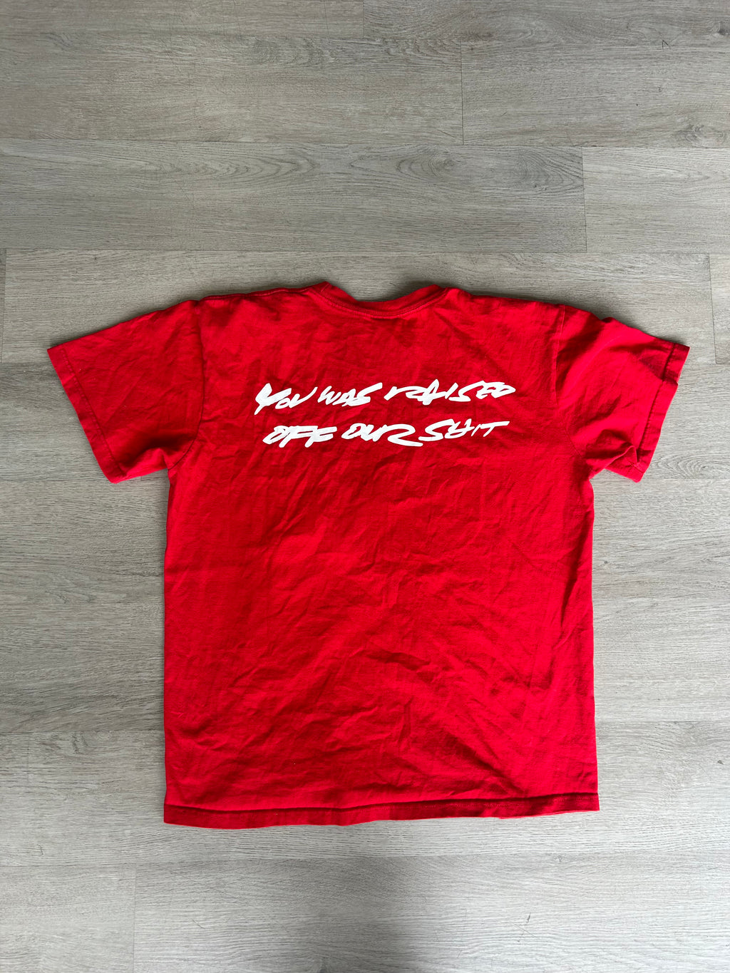 Supreme Futura Box Logo Tee in Red SS 2024