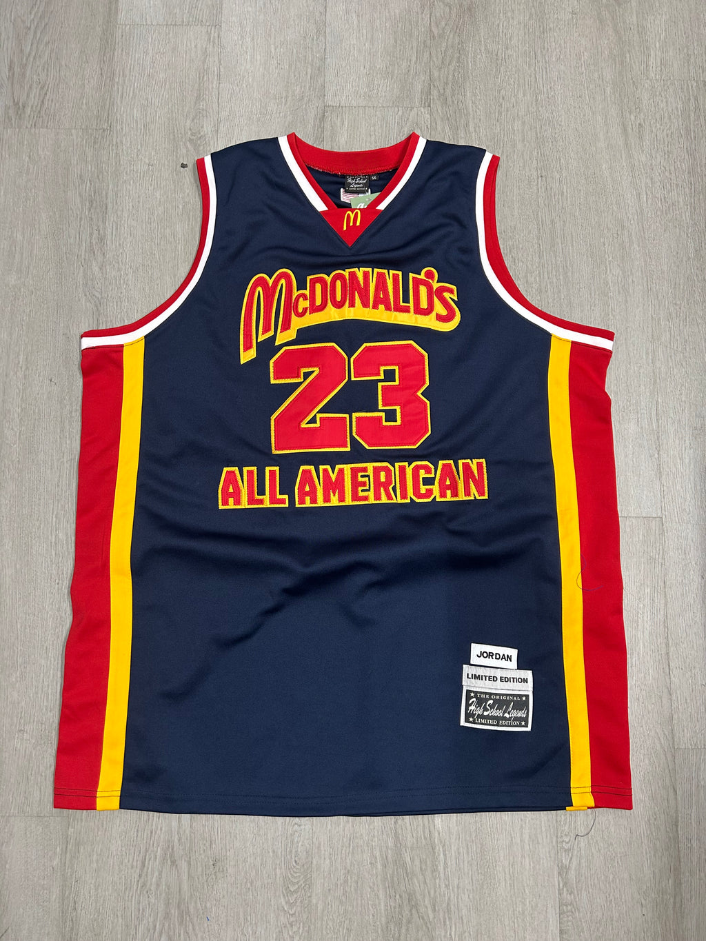High School Legends Limited Edition Michael Jordan McDonald's All American Jersey