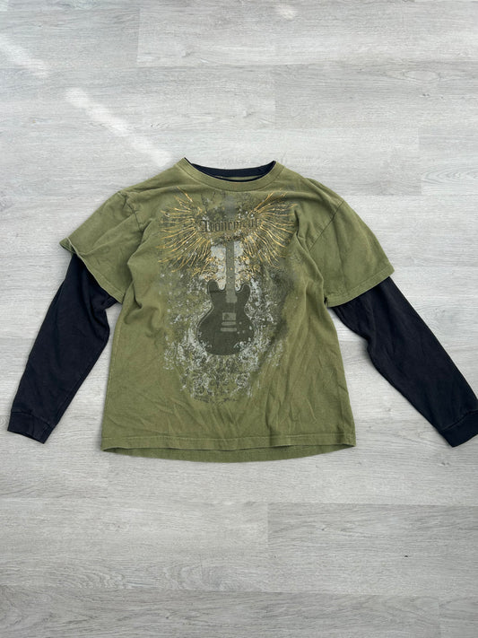 Women’s Y2K Green Guitar Thermal