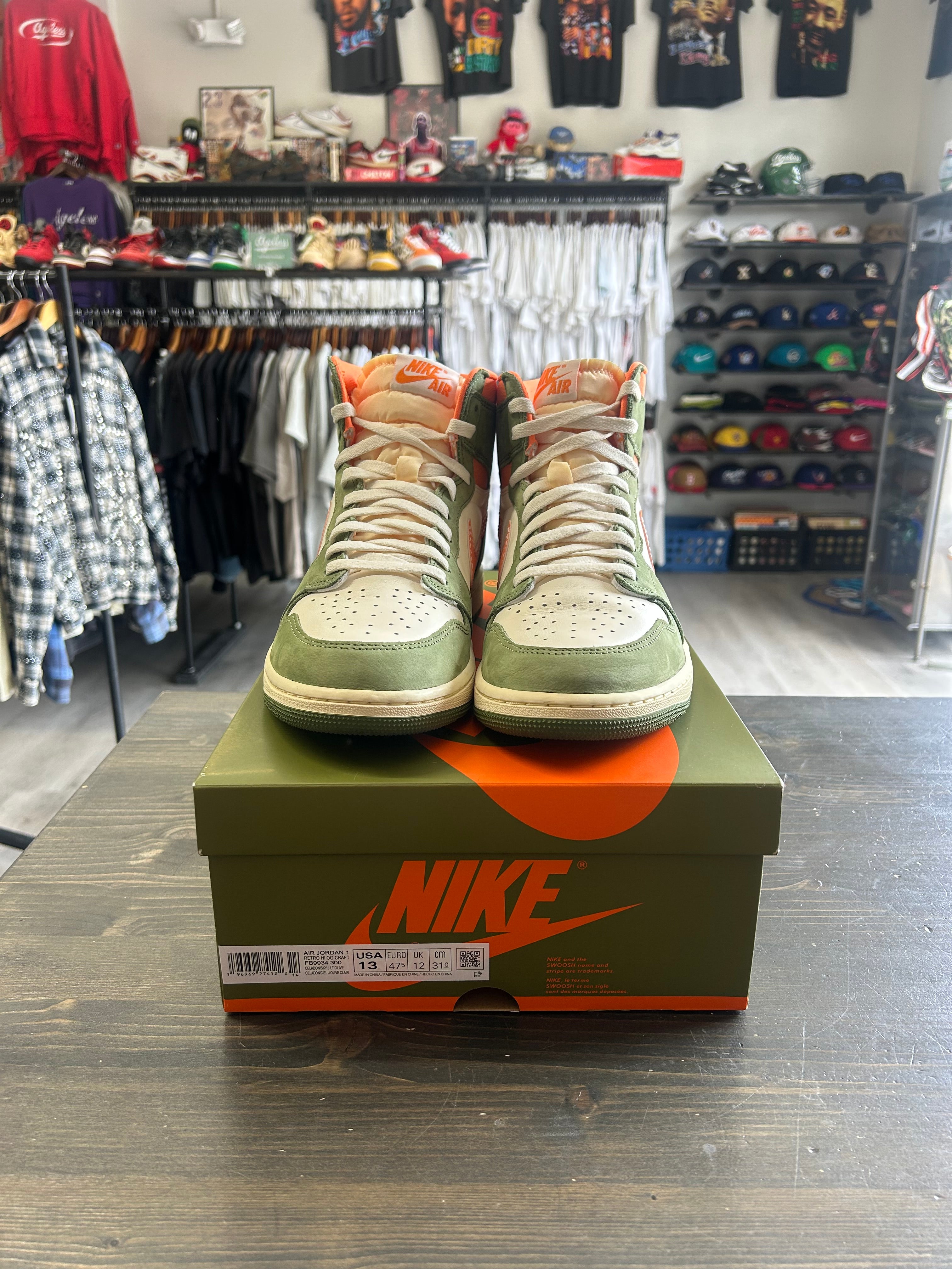 Pre-Owned Jordan 1 High OG Craft Celadon