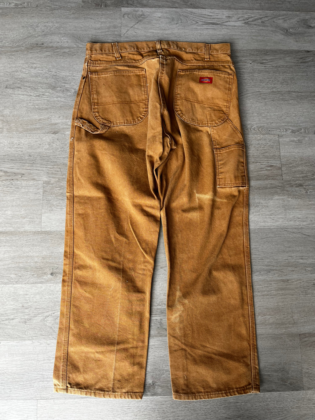 Vintage Brown Sun Spot Dickies Carpenter Pants
