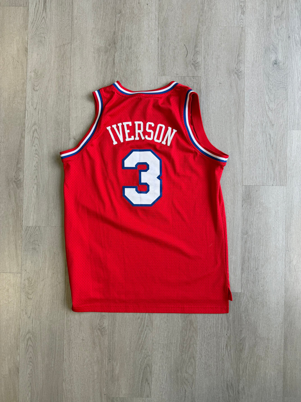 Vintage Adidas Philadelphia 76ers Sixers Iverson Basketball Jersey