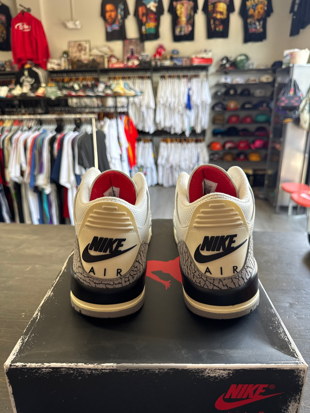 Pre-owned Jordan Retro 3 White Cement Reimagined
