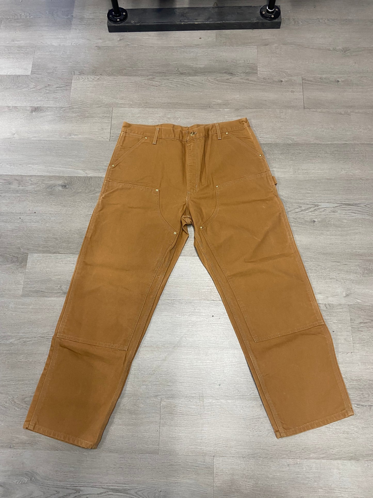 Tan Carhartt Double Knee Pants