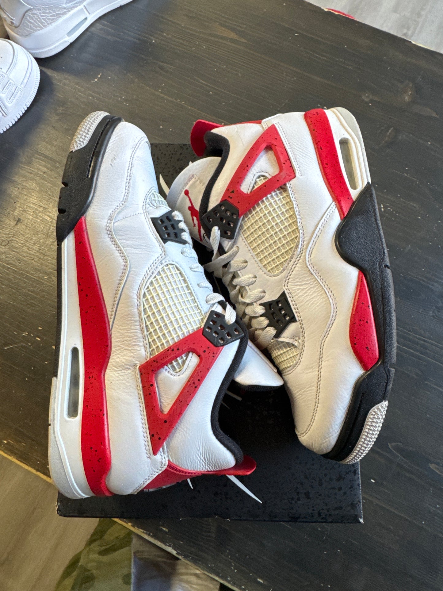 Pre-owned Jordan Retro 4 Red Cement