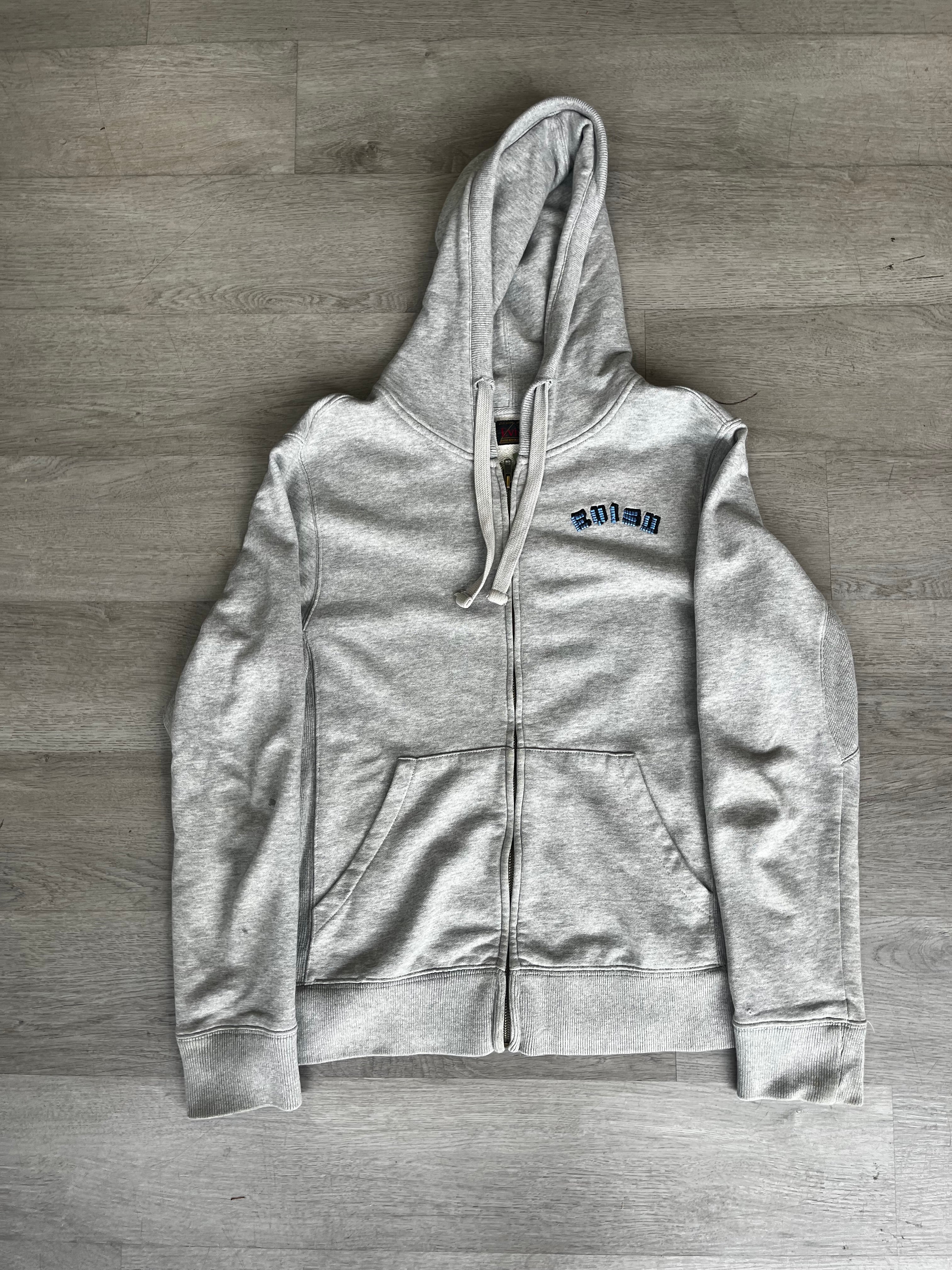 Vintage Evisu Grey Zip Up Hoodie