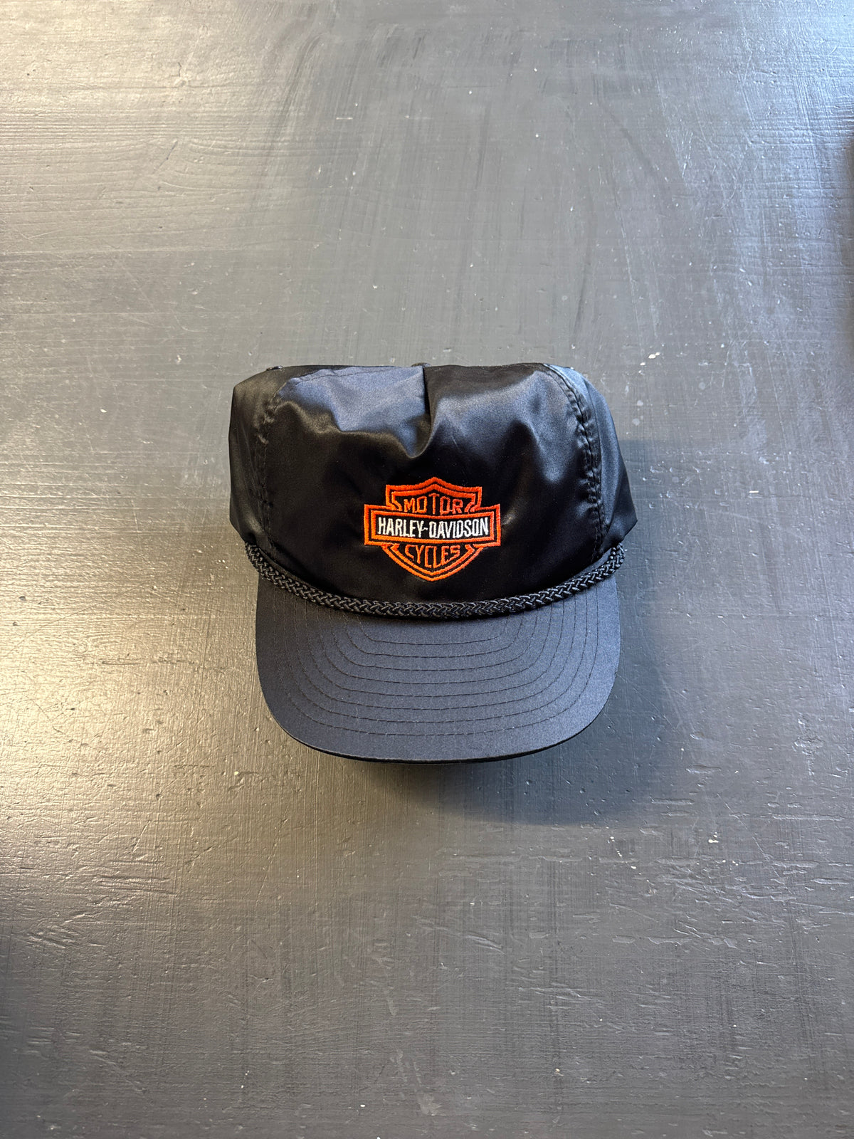 Vintage 80s Harley Davidson Snapback Hat