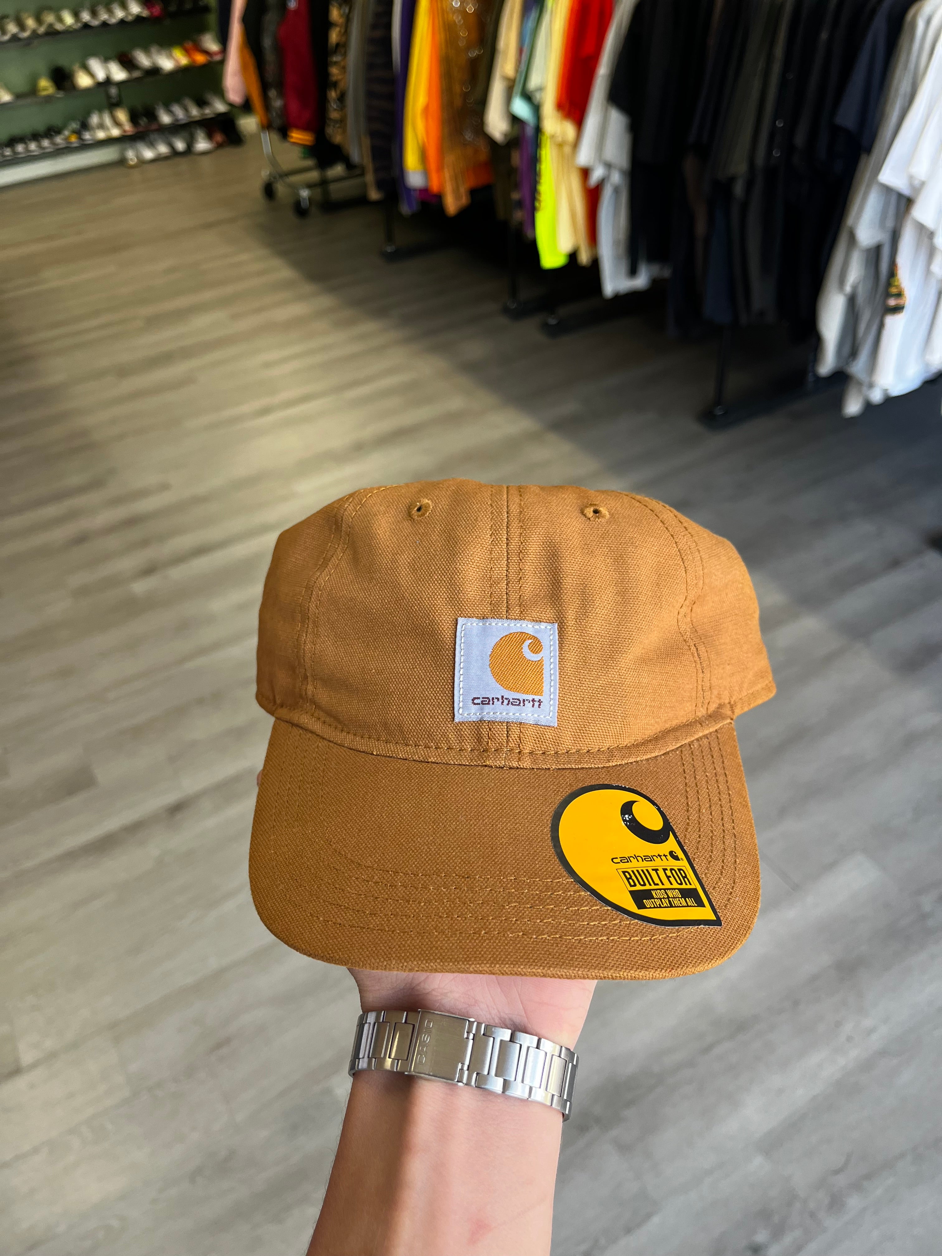 Vintage Carhartt Velcro Strap Work Hat