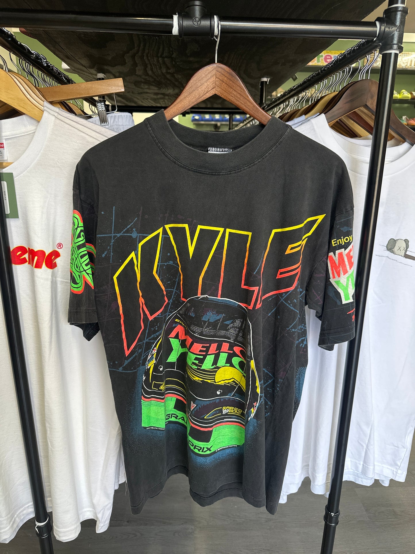 Kyle Petty Mello Yellow NASCAR Tee