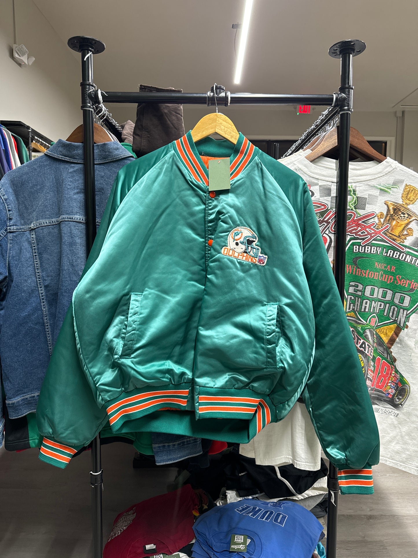 Chalk Line Miami Dolphins Satin Jacket